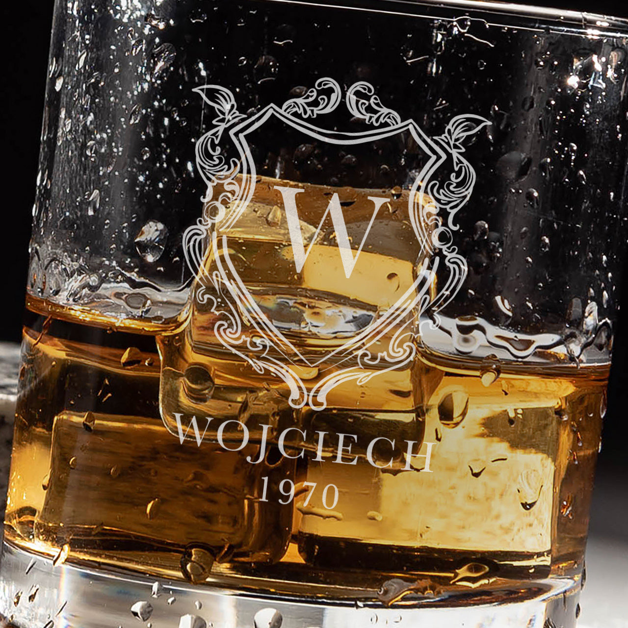 Personalizowana szklanka do whisky dla faceta - prezent dla męża