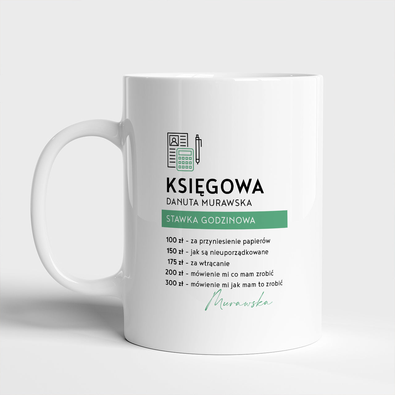 Kubek dla księgowej
