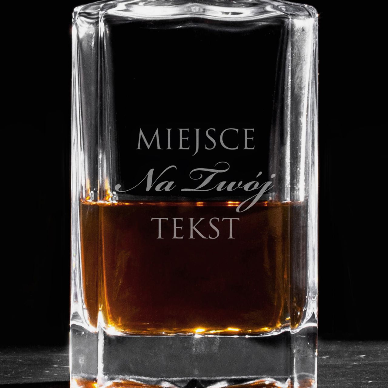 Karafka do whisky z grawerem - prezent dla mężczyzny