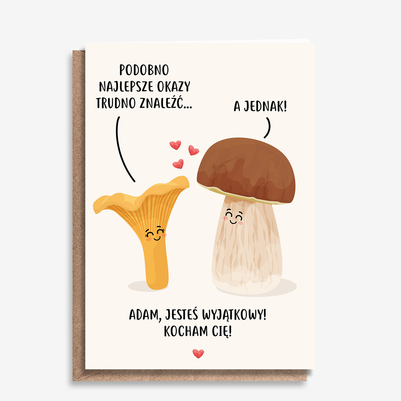 Kartka dla chłopaka grzybiarza