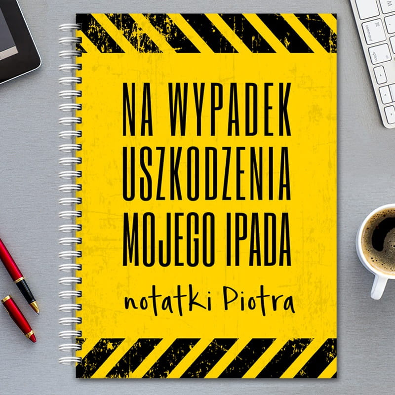 Personalizowany notatnik dla nastolatka notatnik personalizowany notatnik z nadrukiem