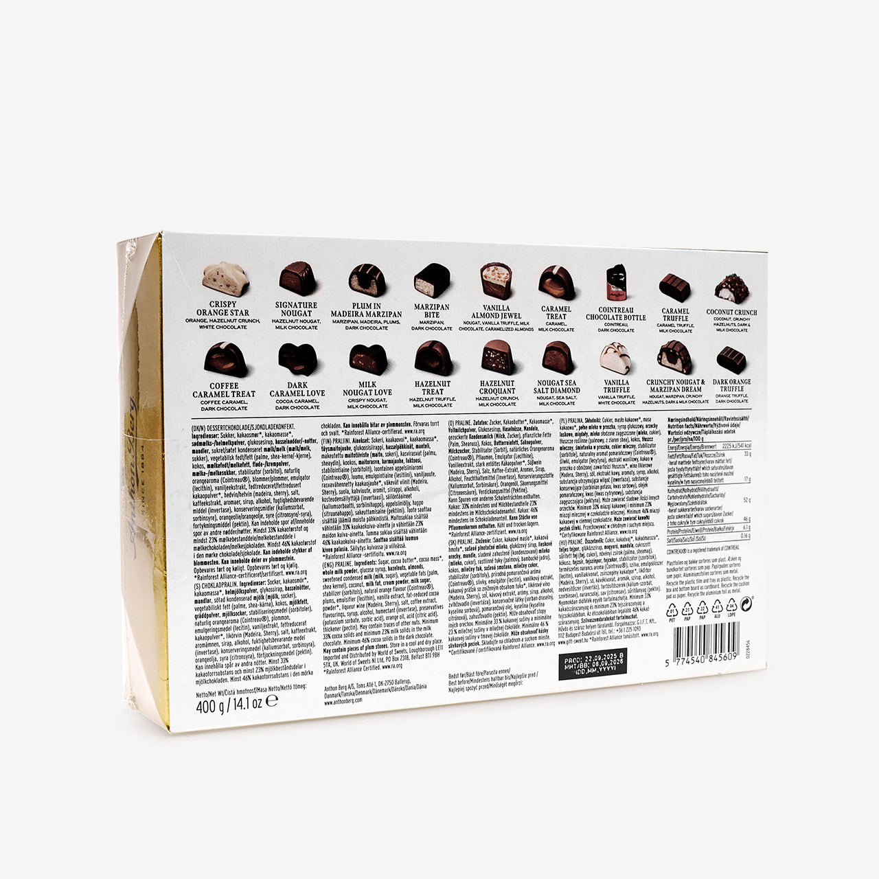 Czekoladki Anthon Berg bombonierka na prezent anthony berg czekoladki