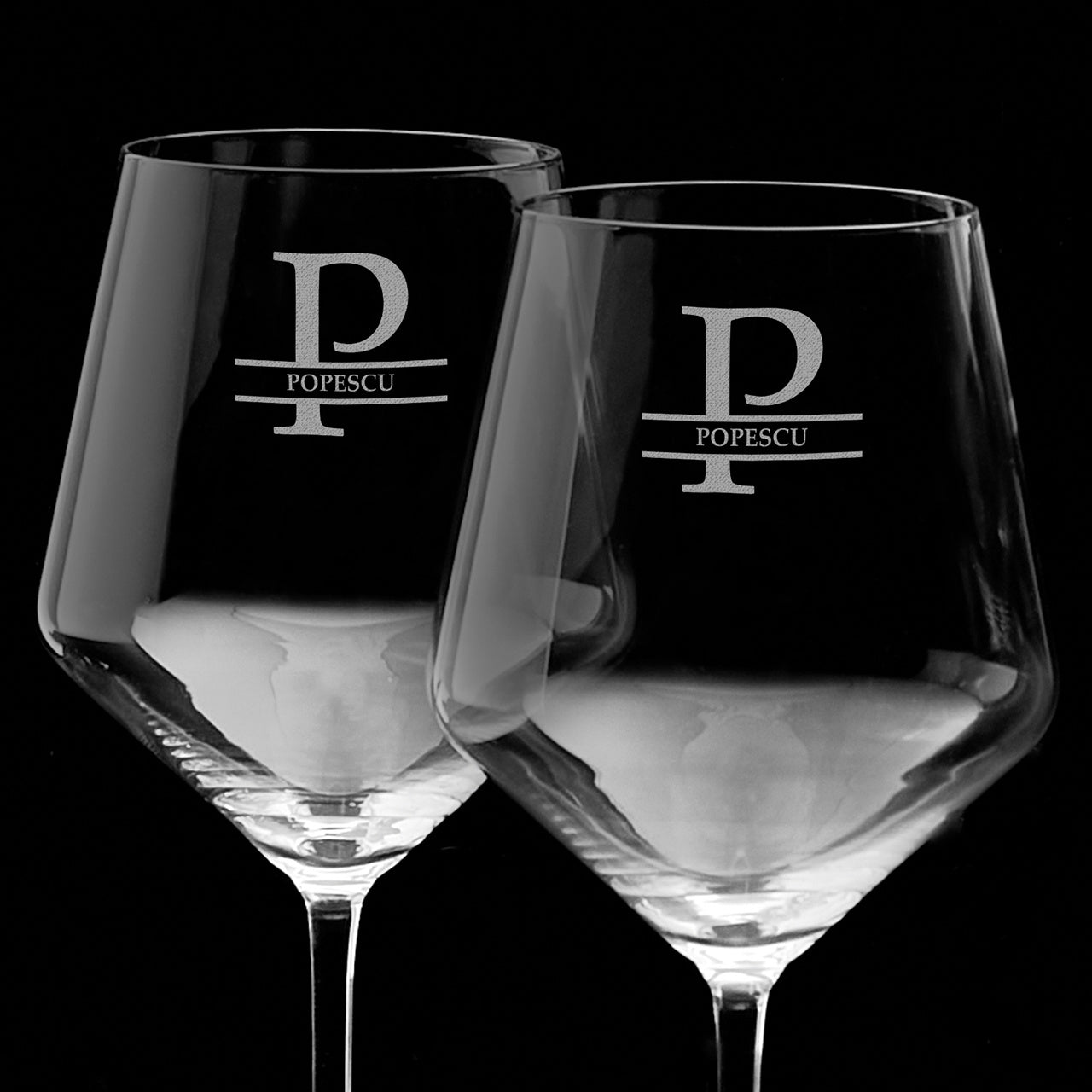 Komplet kieliszków do wina - elegancki prezent dla pary zestaw kieliszków do wina prezent dla dwojga