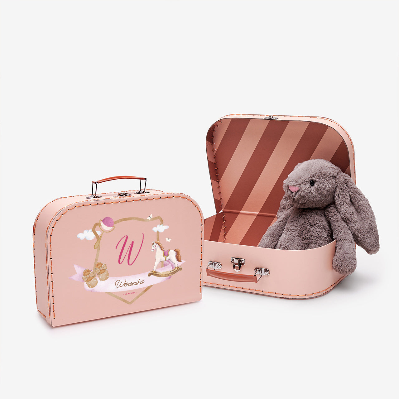 Personalizowany kuferek na Narodziny Dziewczynki prezent na narodziny dziewczynki pamiątka