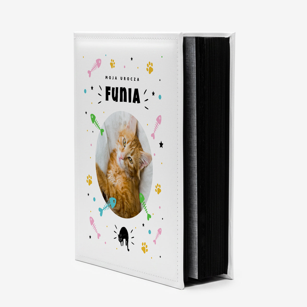 Album na prezent dla kociary prezent dla fanki kotów personalizowany album prezent dla miłośniczki kotów