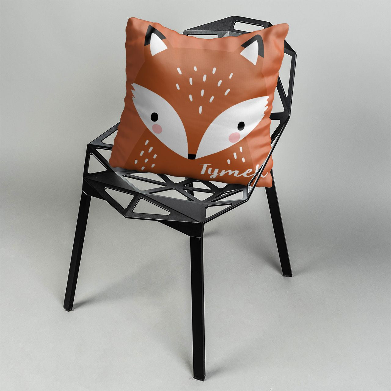 Personalizowana poduszka z liskiem poduszka personalizowana prezent dla dziecka prezent dla chłopca