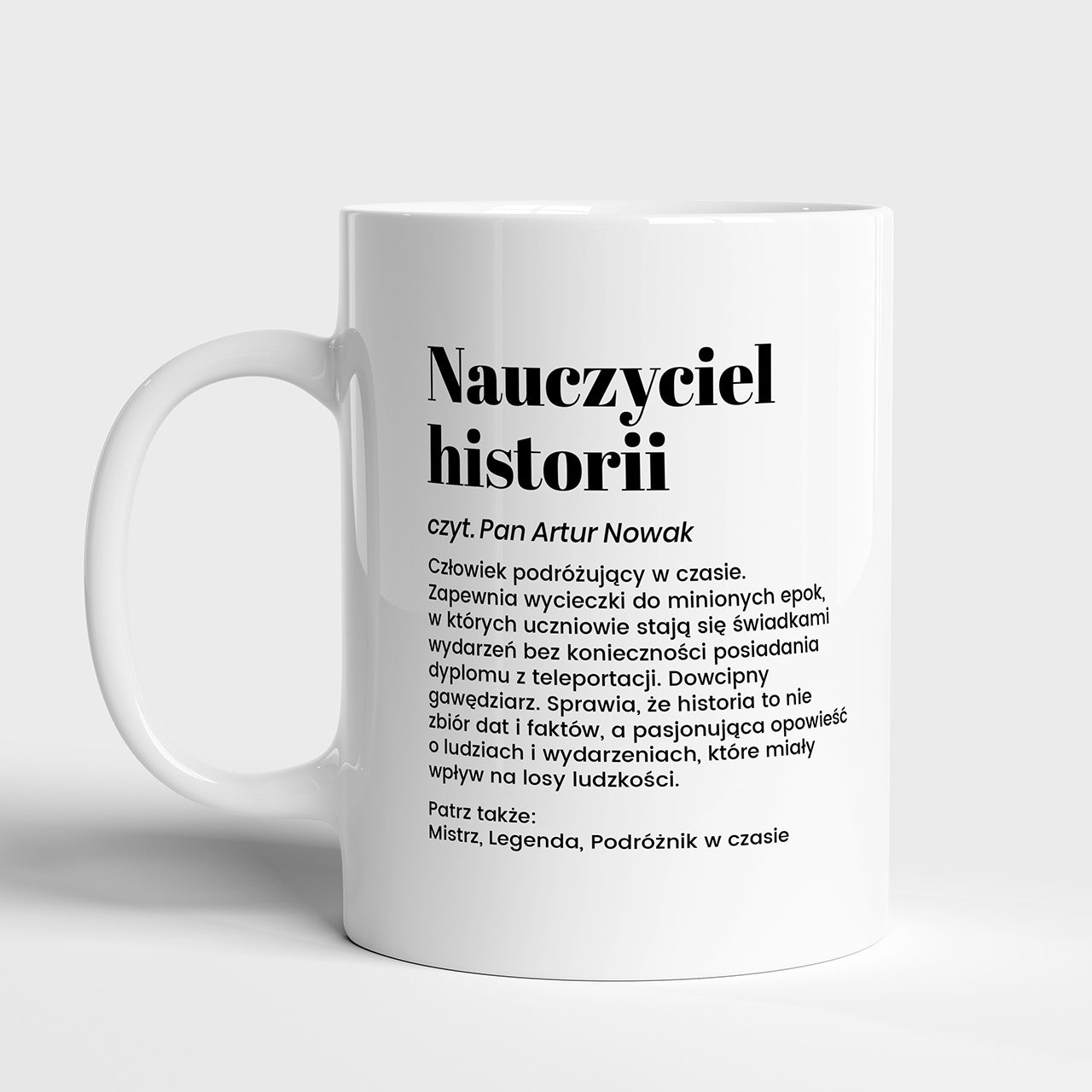 Personalizowany kubek dla nauczyciela historii