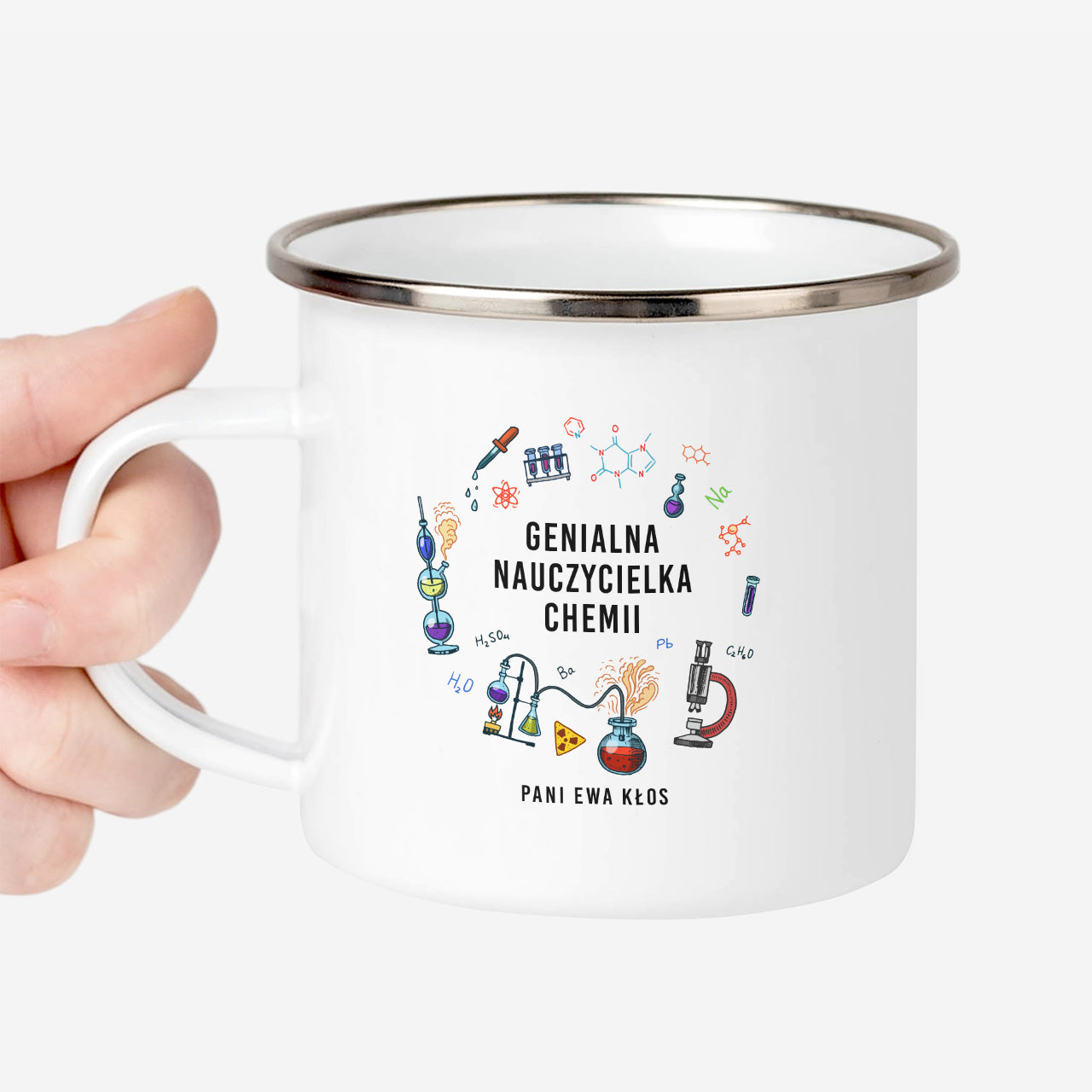Kubek personalizowany dla nauczyciela chemii 
