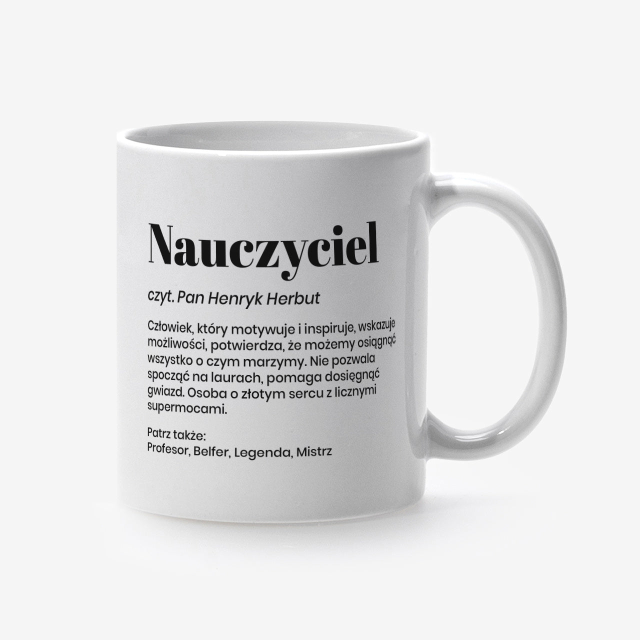 Kubek w tubie prezentowej - prezent na Dzień Nauczyciela kubek z nadrukiem dla nauczyciela na Dzień Nauczyciela 