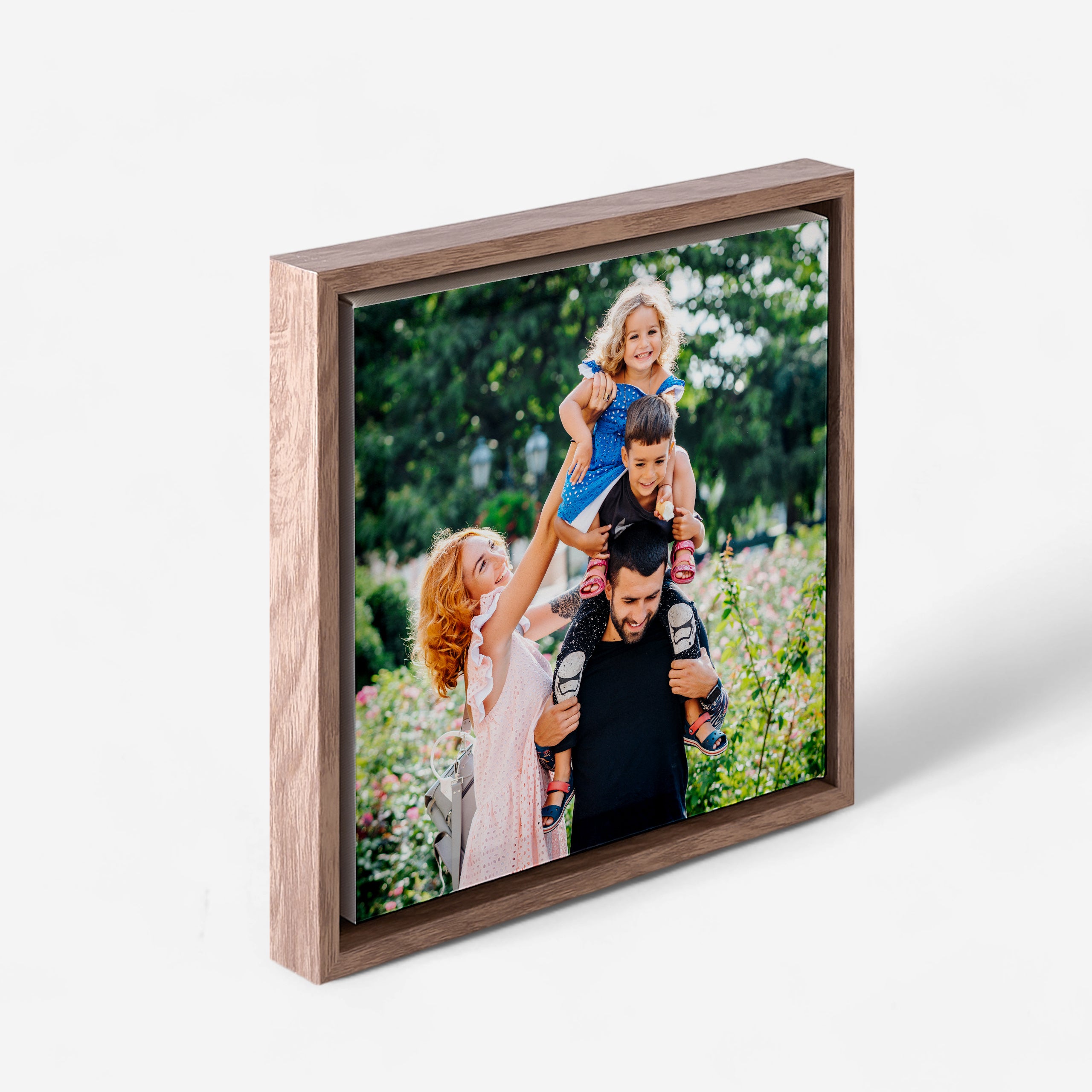 Leinwandbild im Rahmen DEIN FOTO