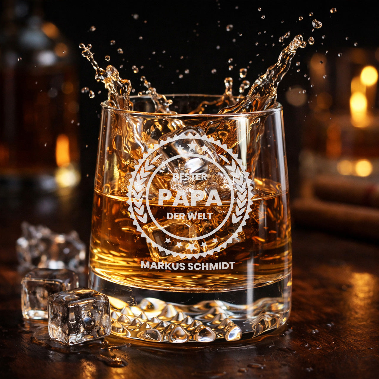 Whiskyglas mit Gravur GESCHENK FÜR PAPA