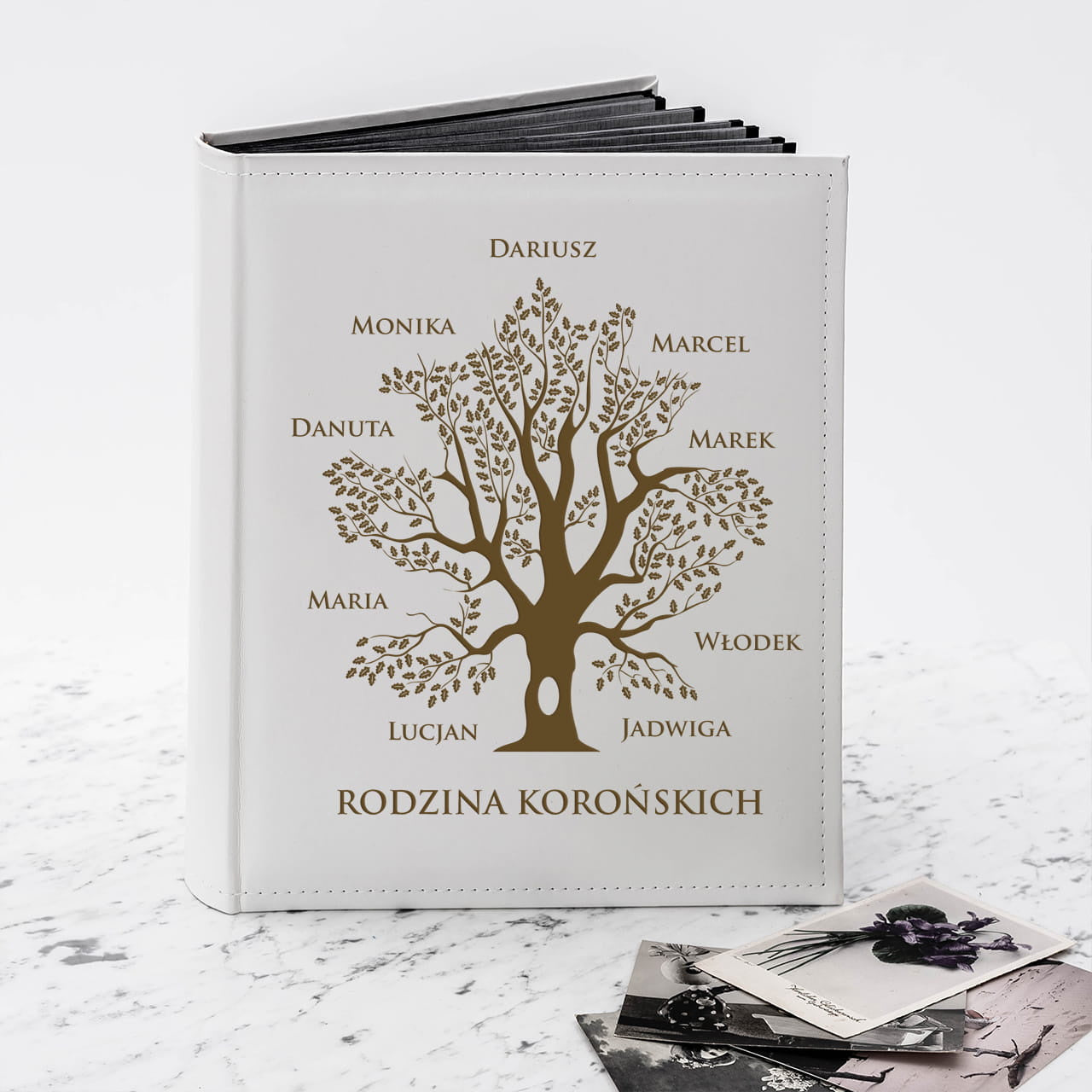 Album fotograficzny - prezent dla rodziny prezent na rocznicę ślubu dla rodziców personalizowany album na zdjęcia