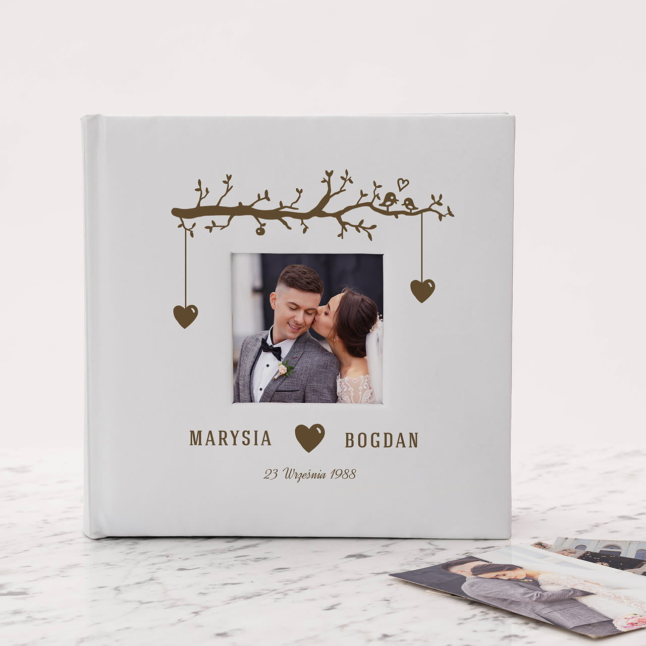 Personalizowany album na Rocznicę Ślubu album na zdjęcia prezent dla pary album fotograficzny