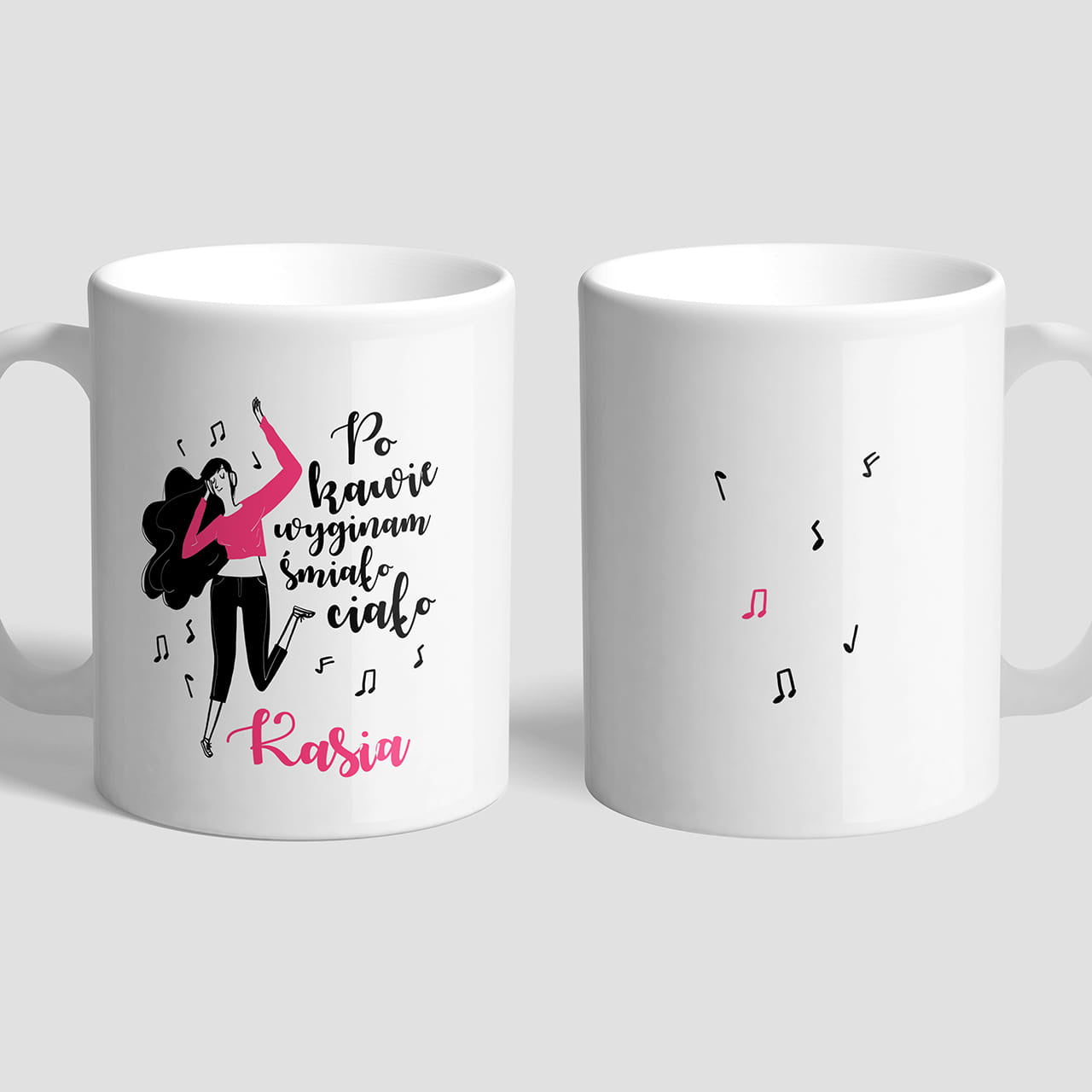 Personalizowany kubek dla tancerki - wyginam śmiało ciało kubek personalizowany prezent dla tancerki