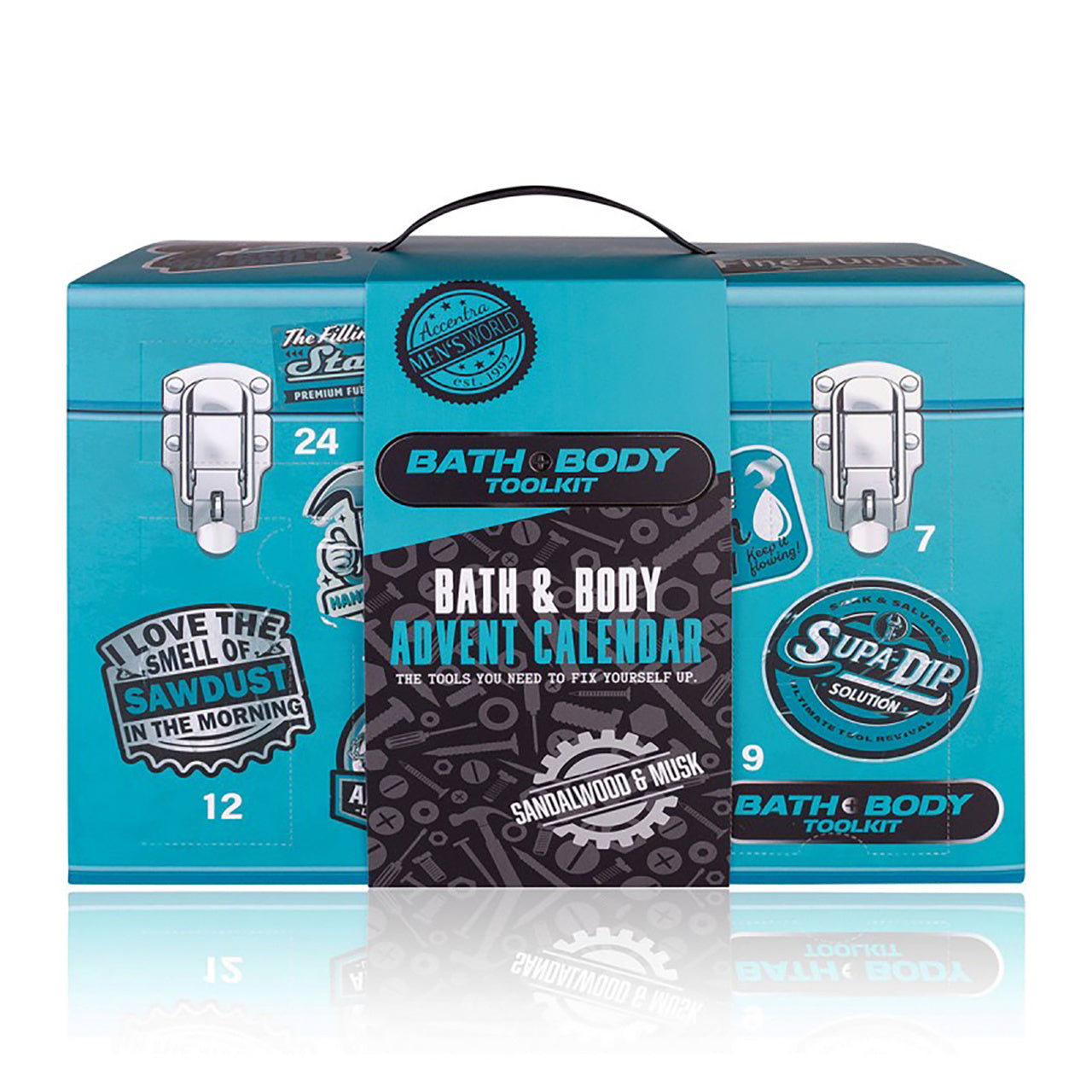 Kalendarz adwentowy z kosmetykami dla mężczyzny kalendarz adwentowy na prezent dla mężczyzny