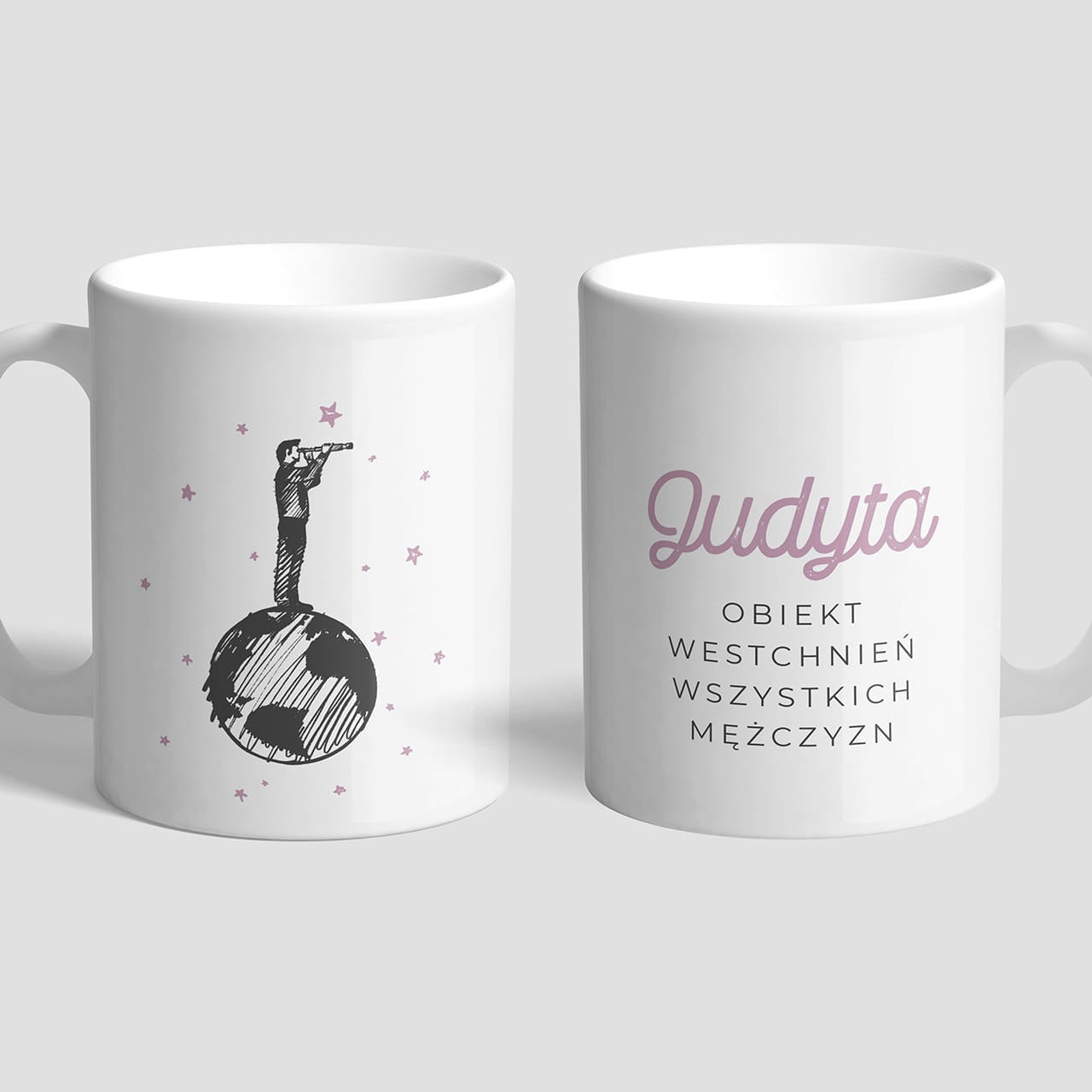 Personalizowany kubek dla przyjaciółki - Obiekt Westchnień prezent dla przyjaciółki kubek personalizowany
