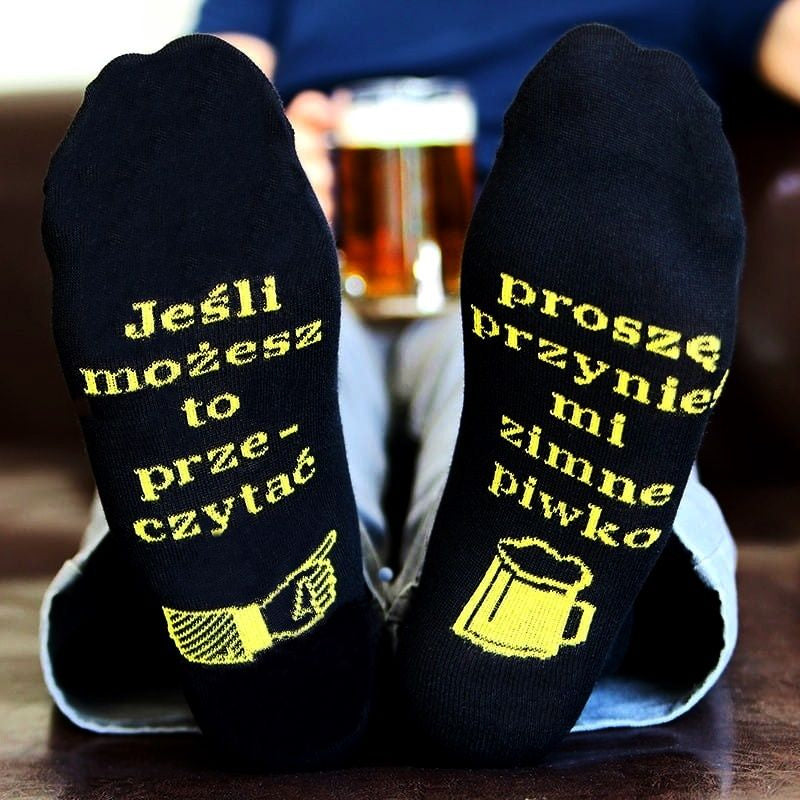 Skarpetki dla piwosza r. 42-45 prezent dla faceta