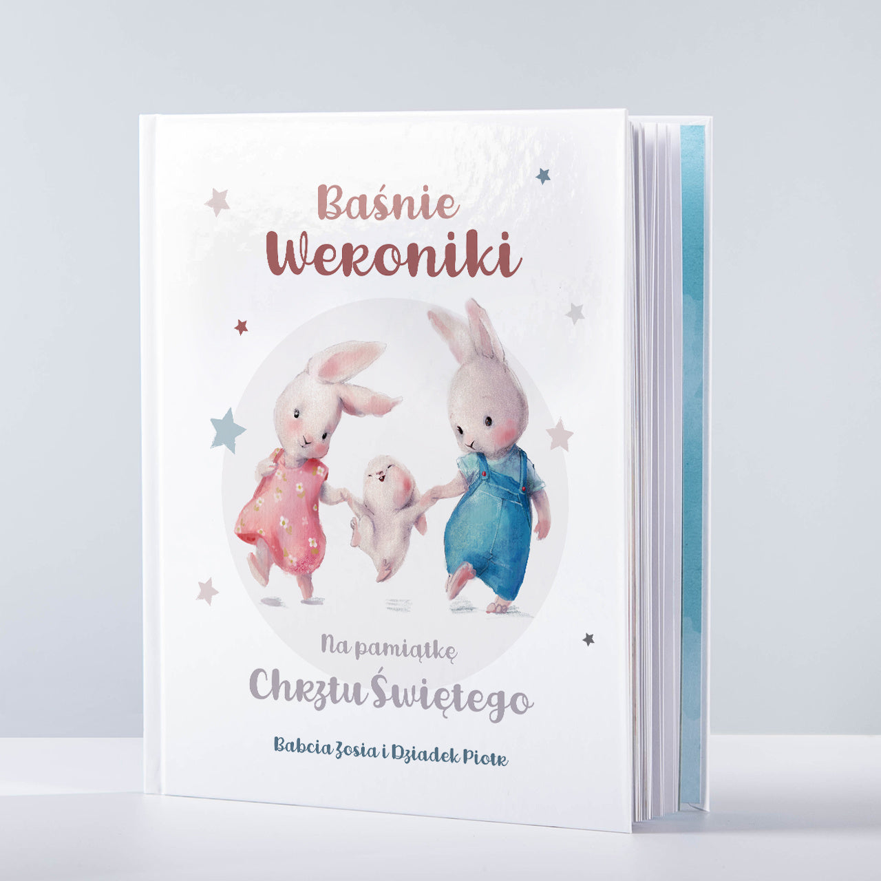 Personalizowana książka na Pamiątkę Chrztu Świętego