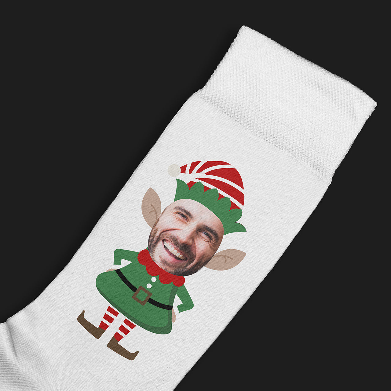 Personalizowane skarpety świąteczne - Elf - 36-39