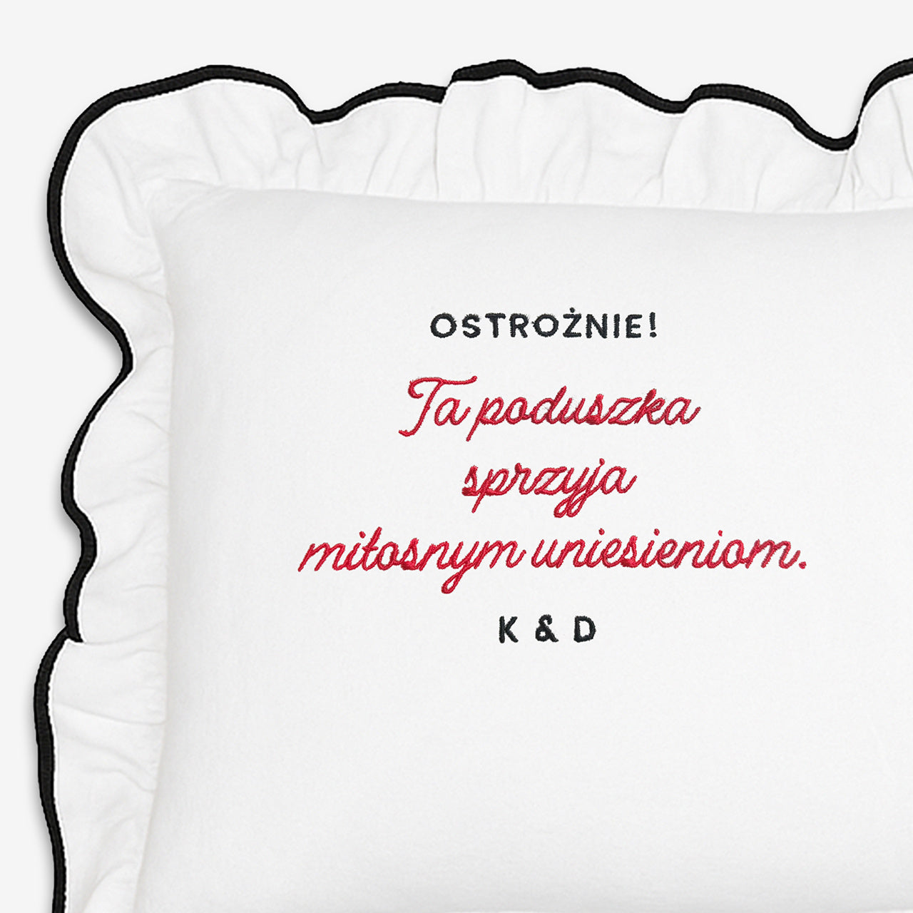 Poduszka z haftem na prezent dla dziewczyny poduszka na prezent dla dziewczyny poduszka z napisem