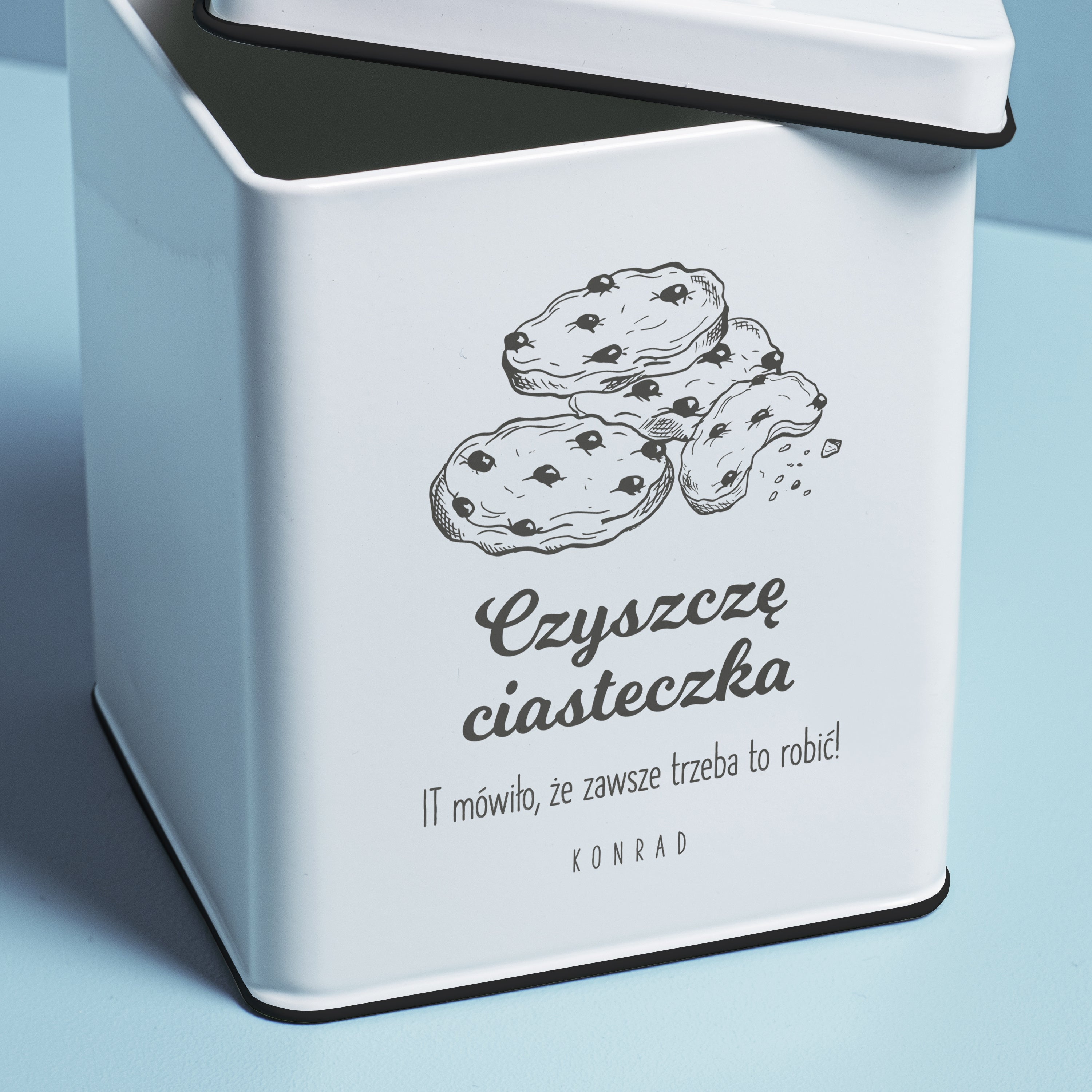 Puszka do Ciastek na Prezent dla Paracownika IT