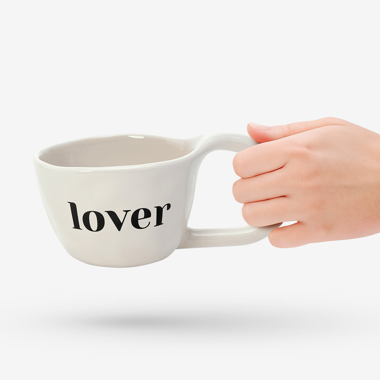 Duży kubek ceramiczny - Coffee Lover - prezent dla kawosza