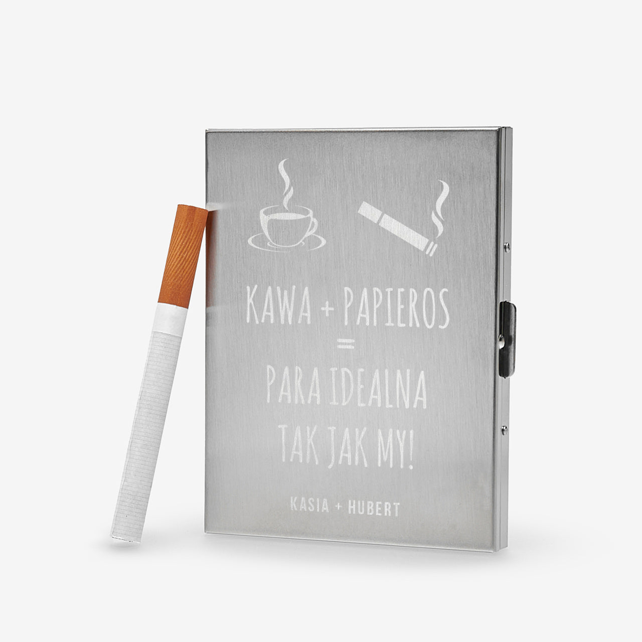 Papierośnica z grawerem dla chłopaka prezent dla chłopaka prezent dla palacza gadżet dla chłopaka