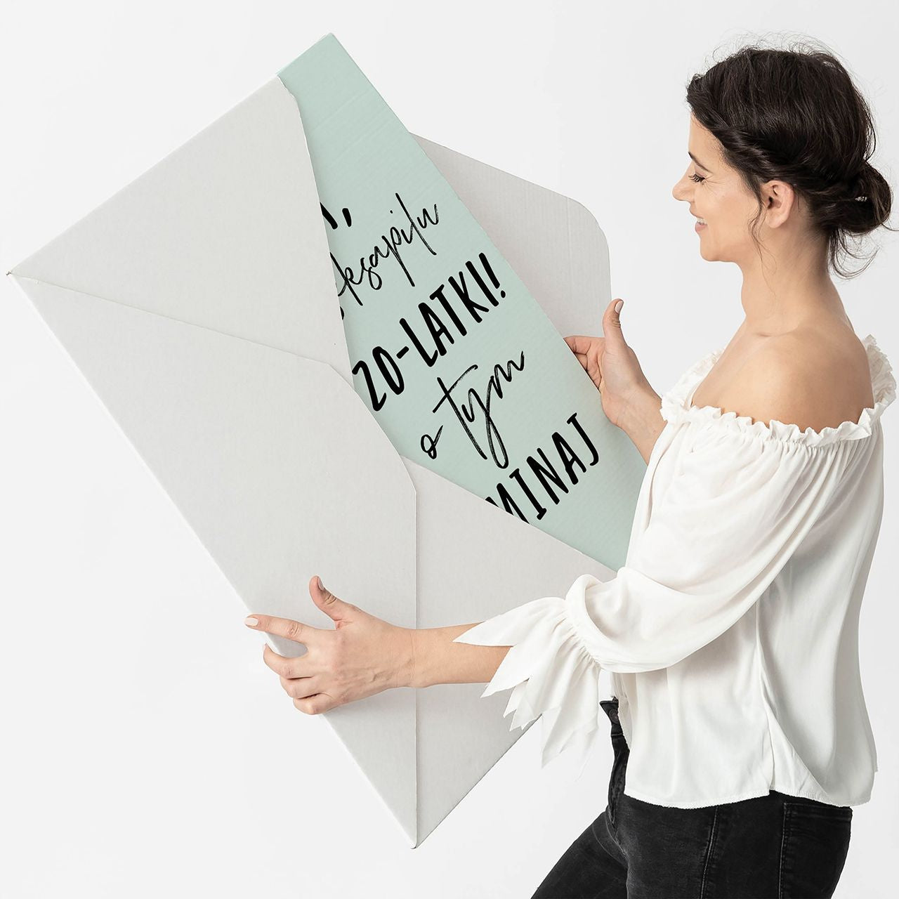 Personalizowana kartka XXL - prezent na 40 urodziny dla koleżanki