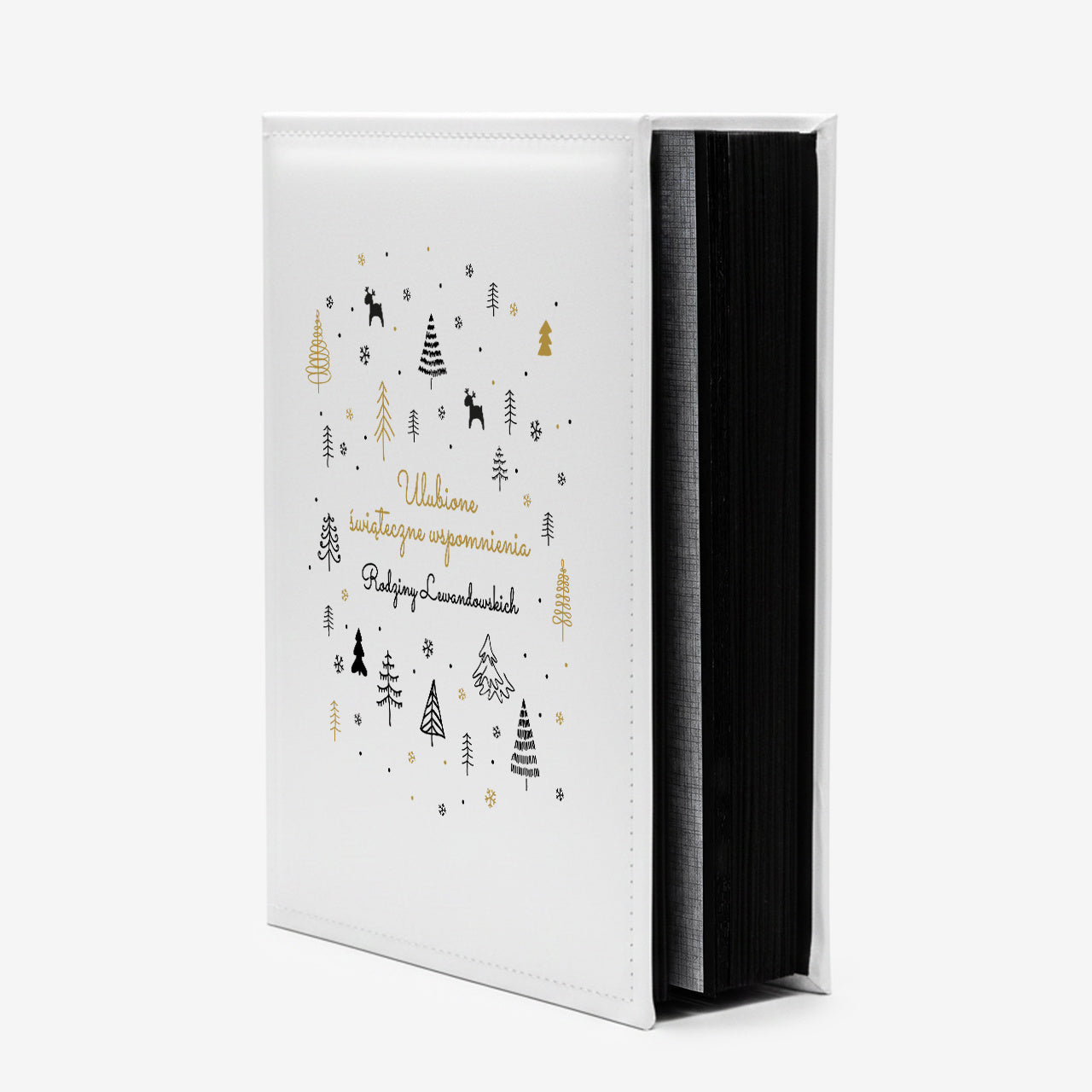 Personalizowany album świąteczny - prezent dla rodziców na święta prezent na święta dla rodziców album na zdjęcia