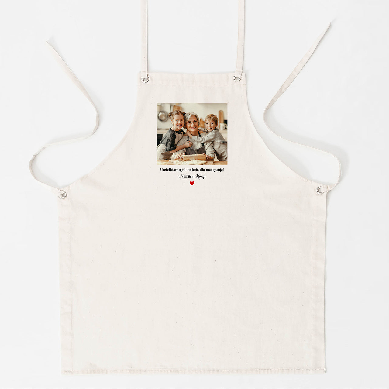 Fartuch personalizowany dla babci - ze zdjęciem fartuszek dla babci prezent dla babci prezent na Dzień Babci
