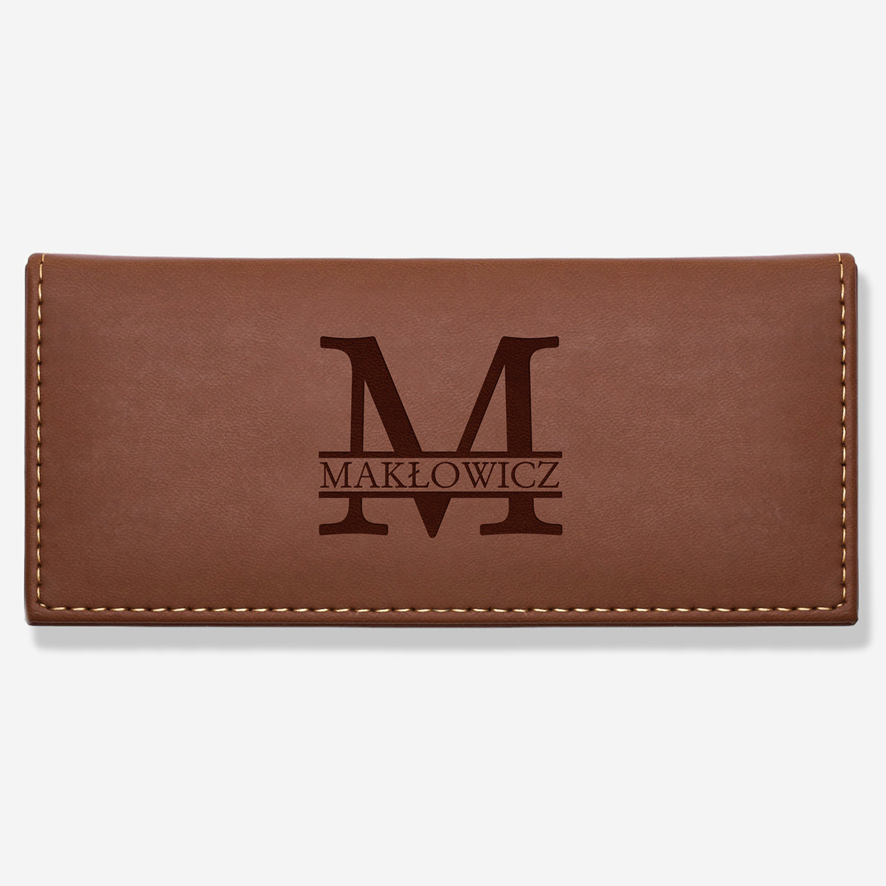 Zestaw piśmienniczy w personalizowanym etui - Monogram - elegancki prezent dla mężczyzny