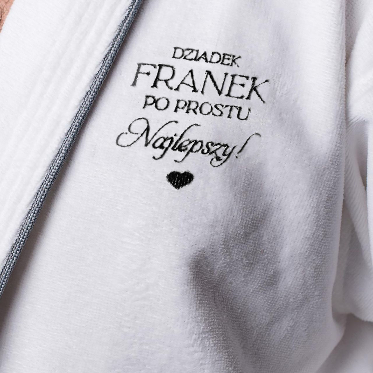 Personalizowany szlafrok - praktyczny prezent dla dziadka L/XL