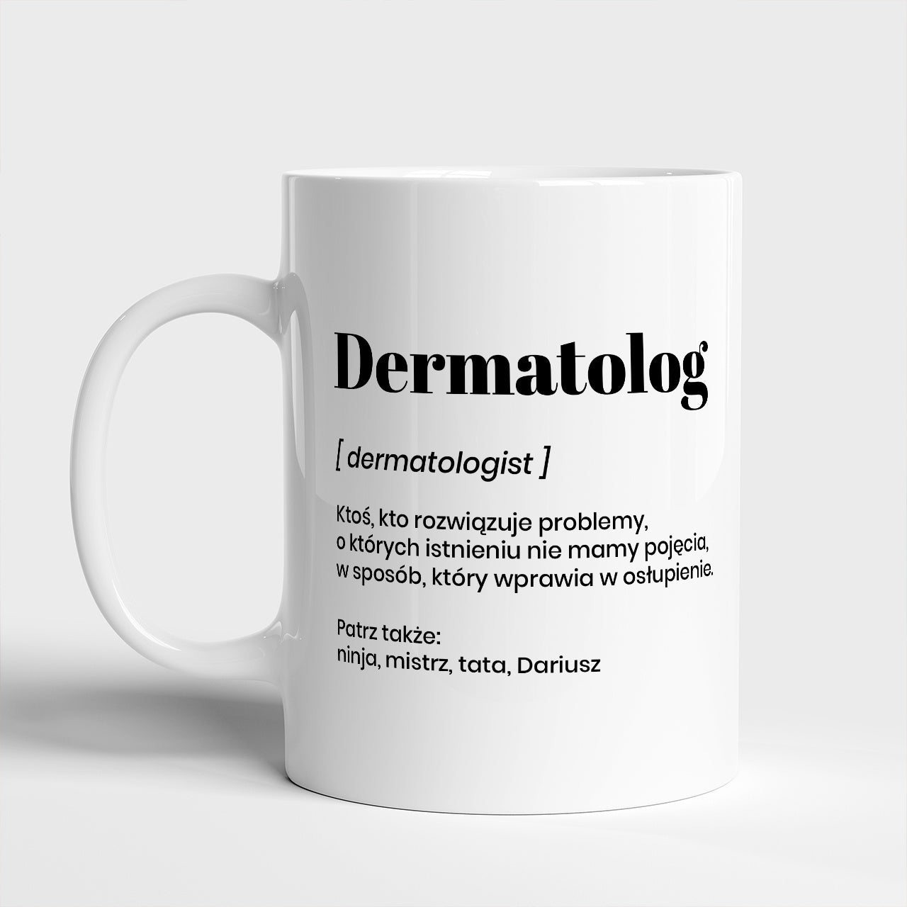 Kubek personalizowany - prezent dla dermatologa