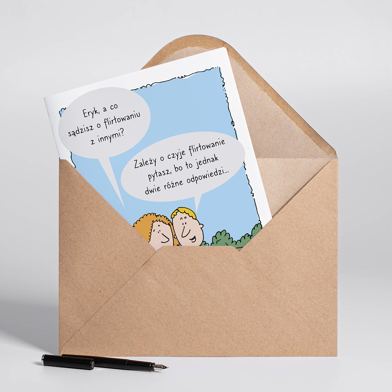 Duża kartka personalizowana dla copywritera A4