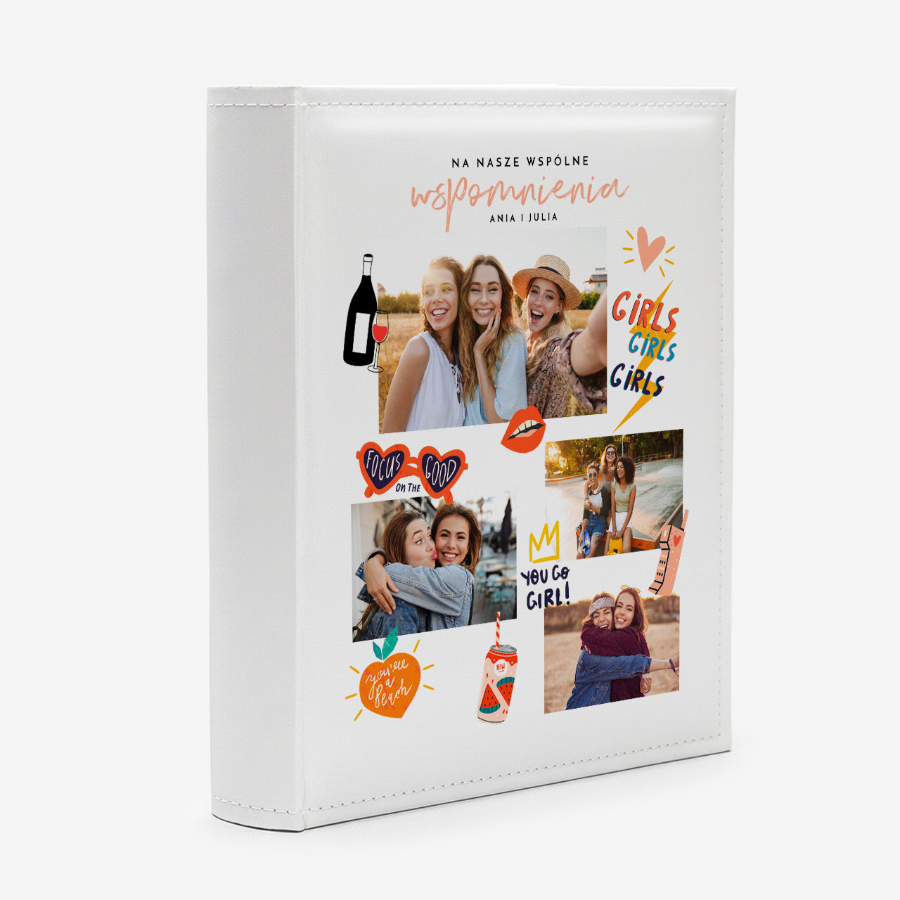 Personalizowany album na zdjęcia dla przyjaciółki prezent dla przyjaciółki album dla przyjaciółki album do zdjęć
