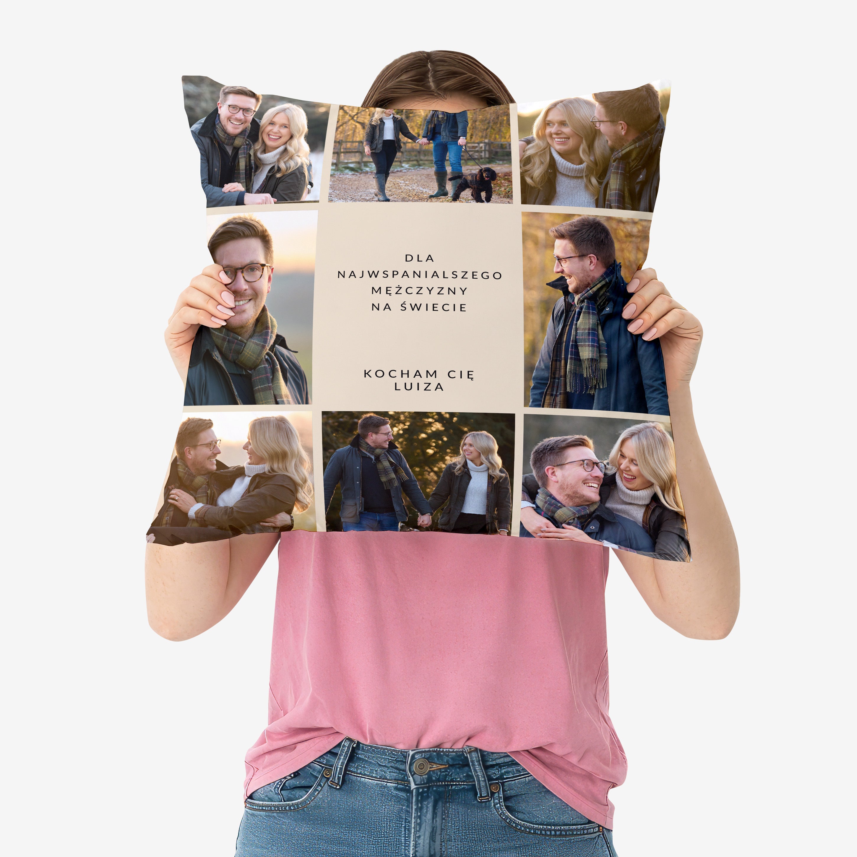 Personalizowana poduszka na Dzień Mężczyzny