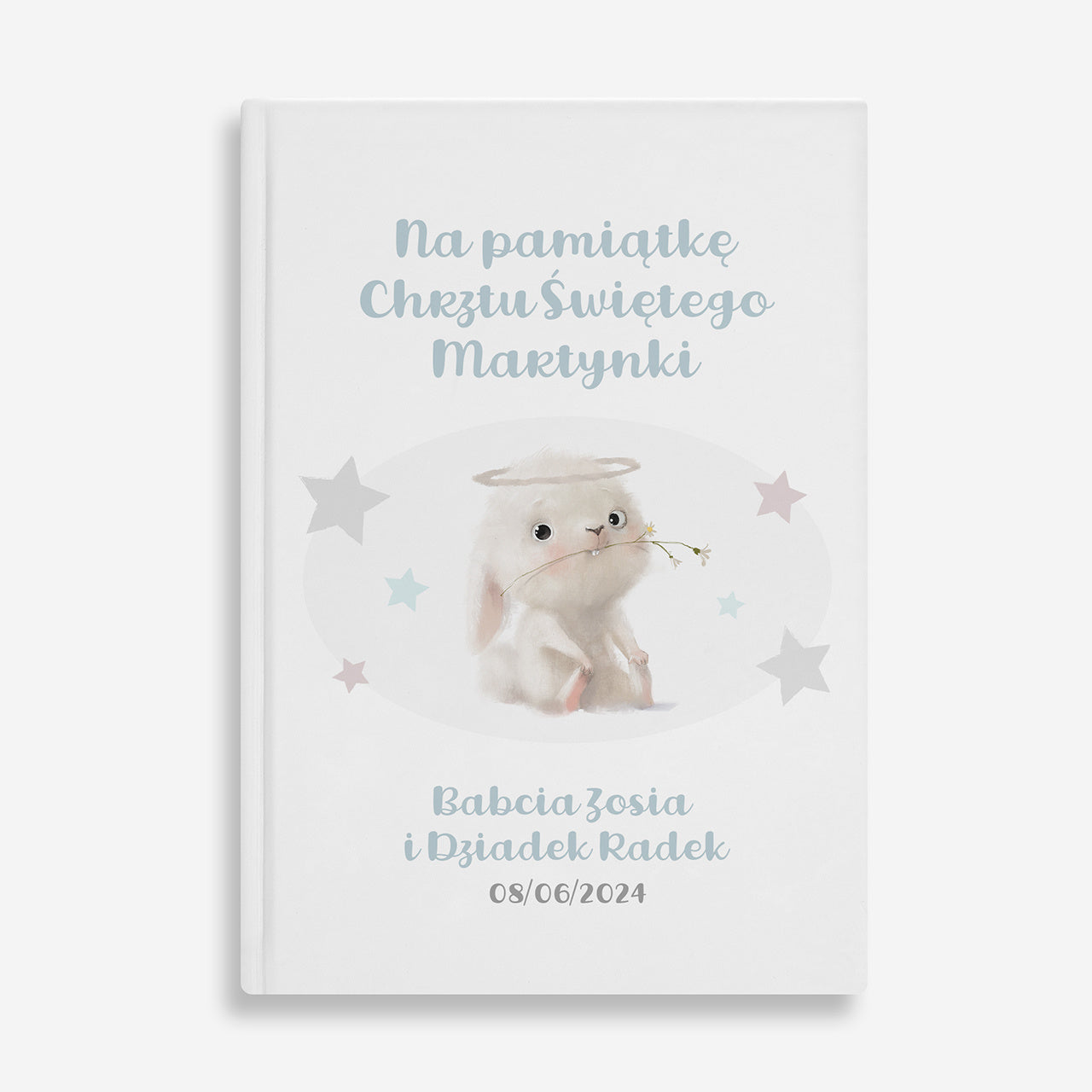 Personalizowana biblia - prezent na chrzest od dziadków
