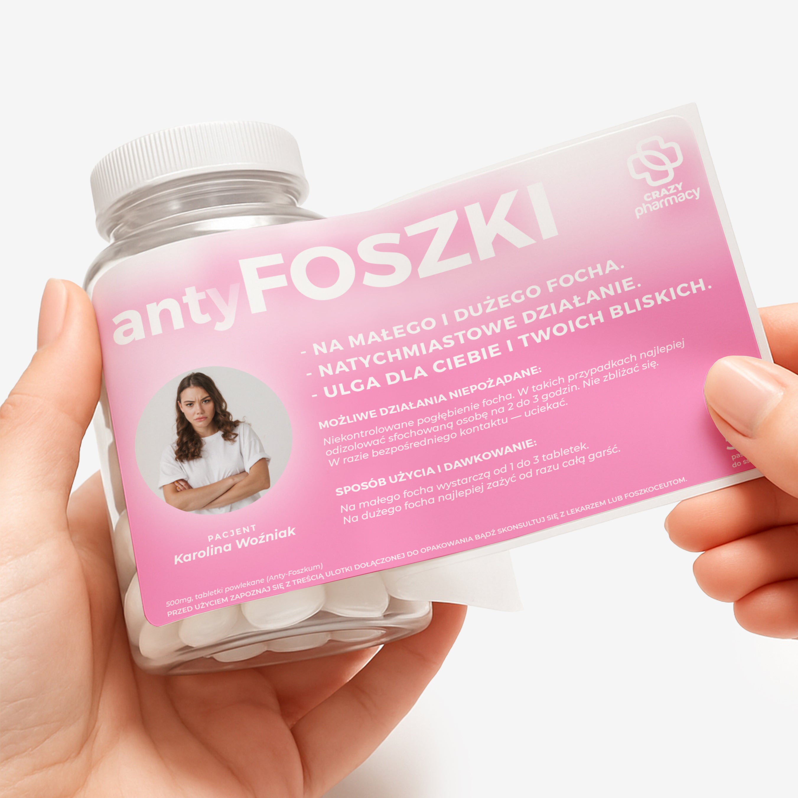 Zestaw prezentowy: miętówki + etykieta do naklejenia - prezent dla niej prezent dla dziewczyny cukierki miętowe