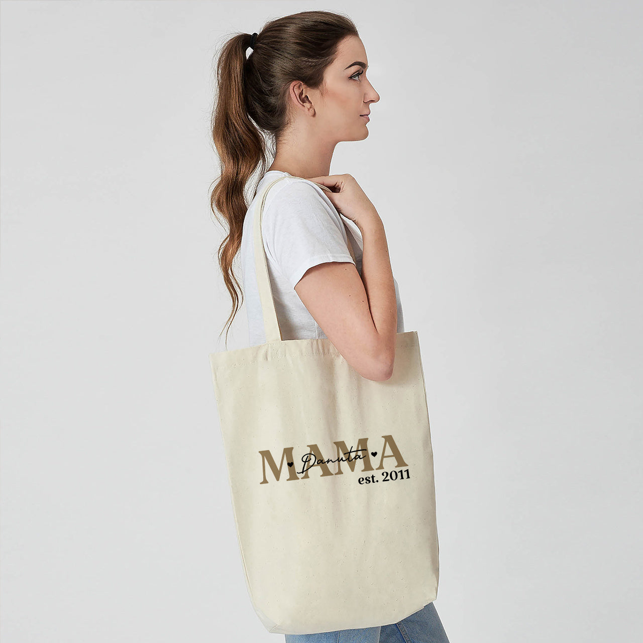 Personalizowana torba na prezent dla mamy torba dla mamy torba na dzień mamy praktyczny prezent dla mamy 