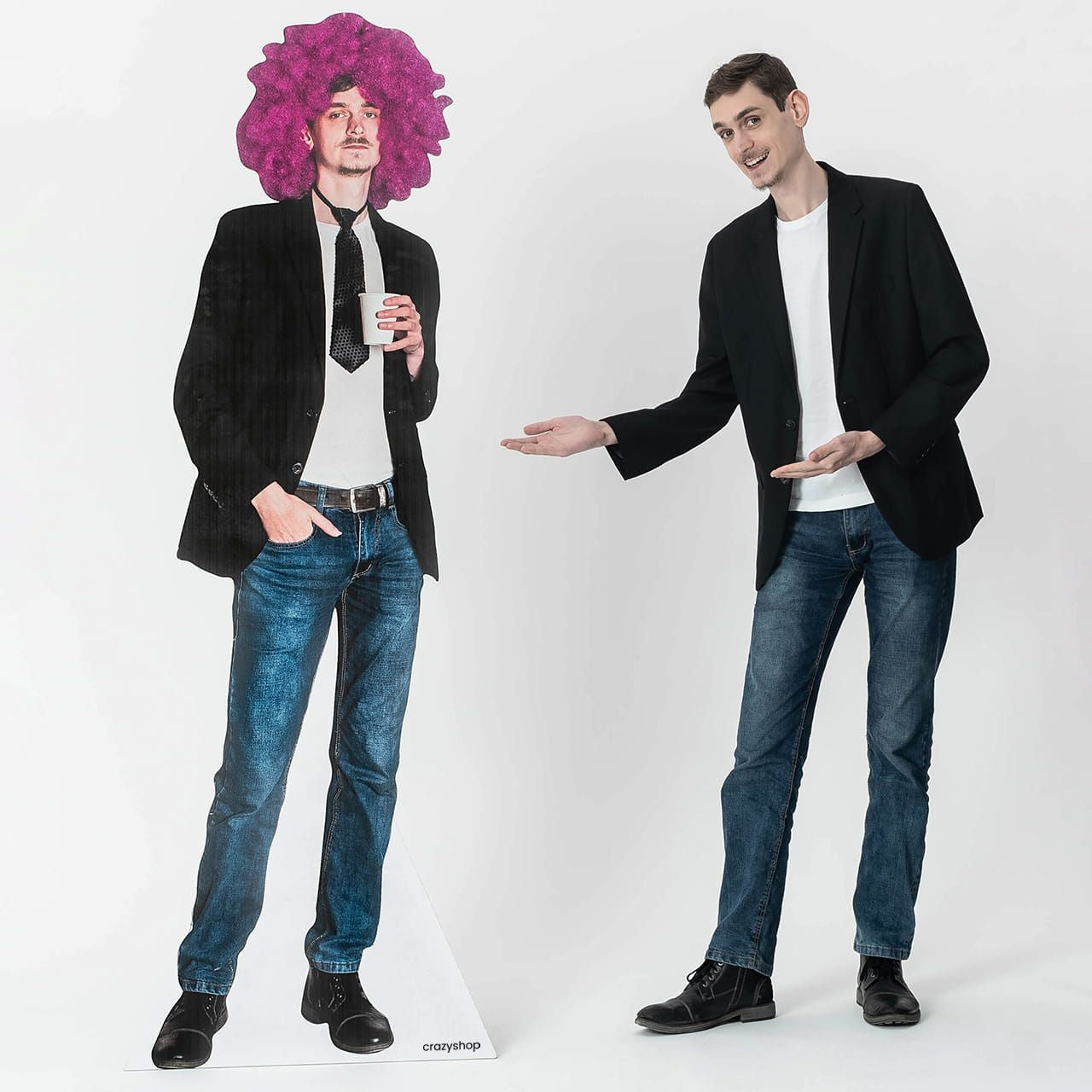Personalizowany stand Oryginalny prezent na urodziny - dodaj swoje zdjęcie stand kartonowy ze zdjęcia