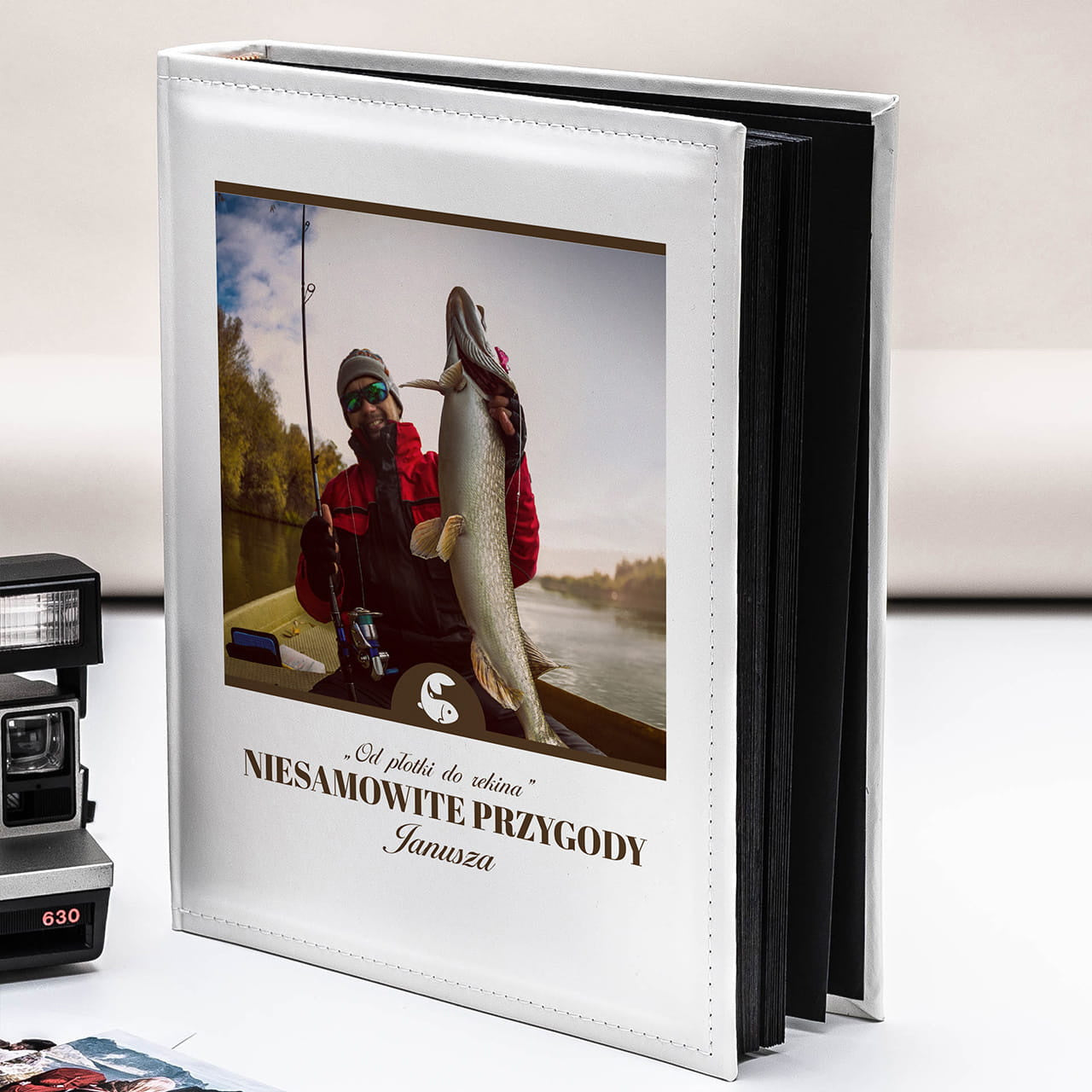 Personalizowany album dla wędkarza prezent dla wędkarza gadżet dla wędkarza album personalizowany