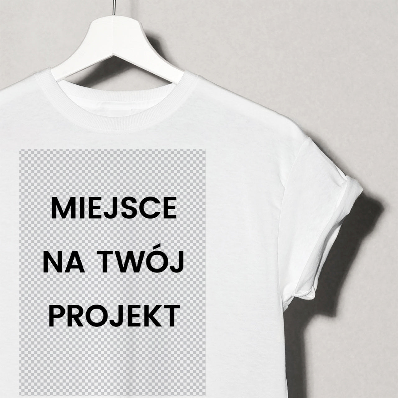 Koszulka biała dziecięca - własny projekt