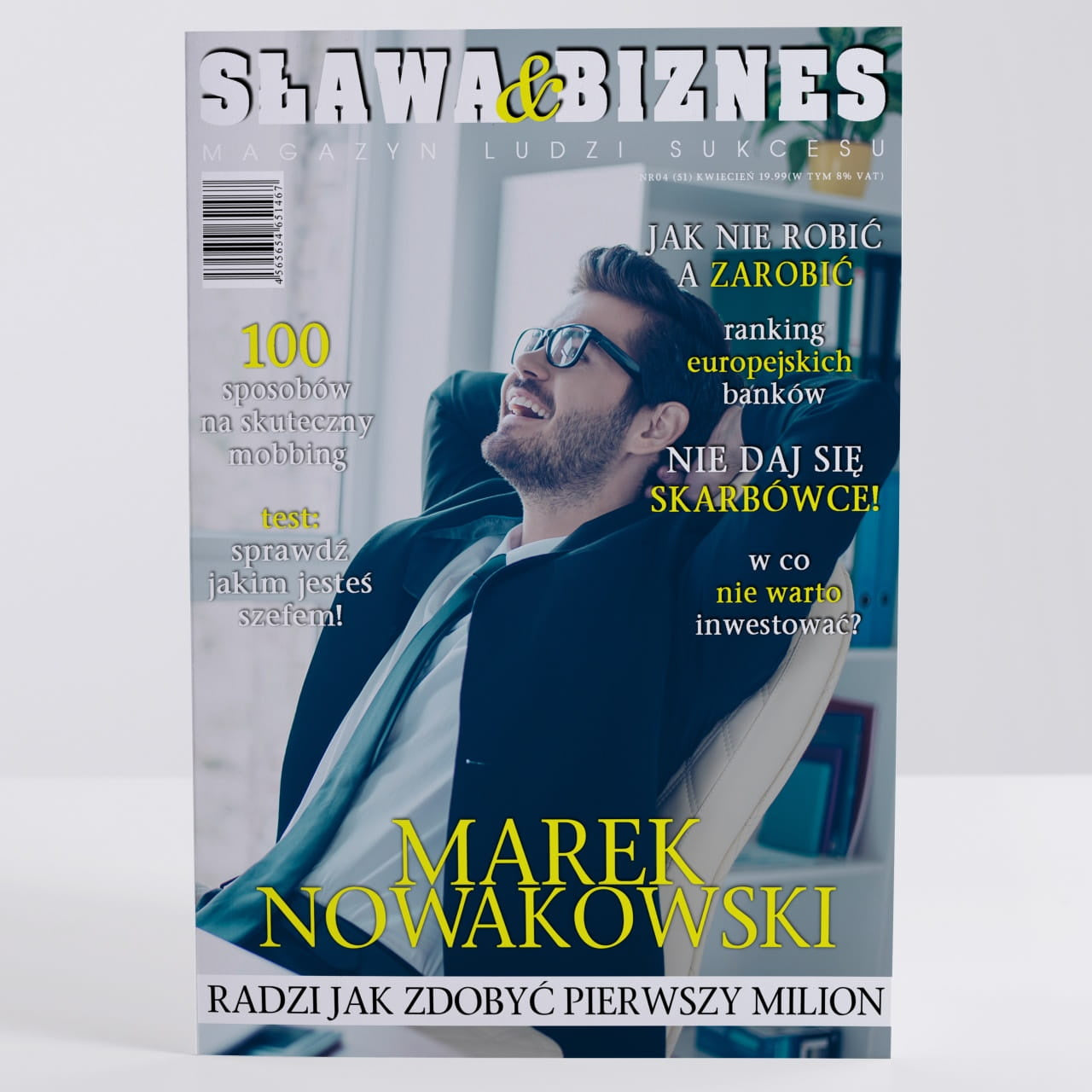 Duża kartka xxl dla kolegi z pracy ze zdjęciem