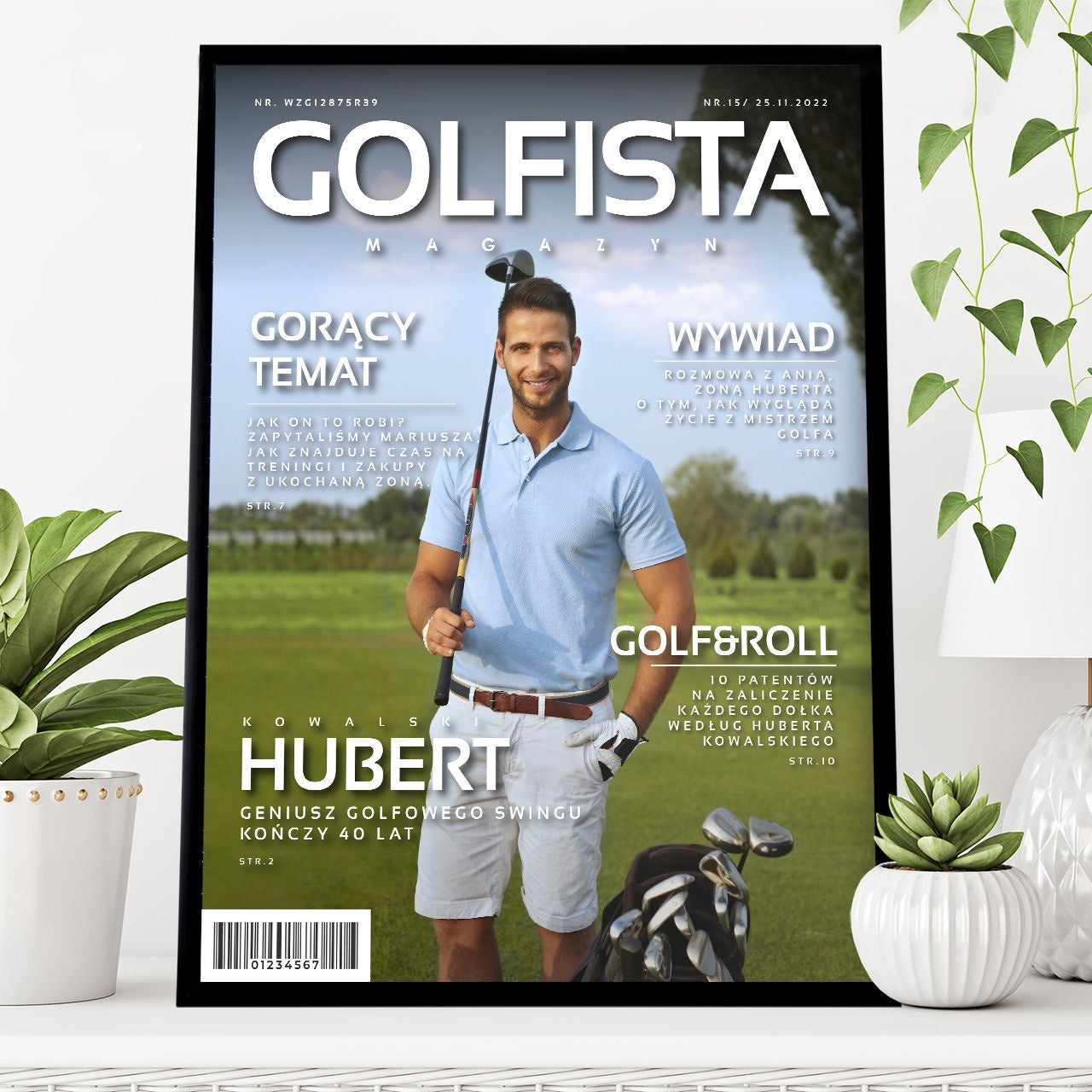 Plakat dla fana golfa