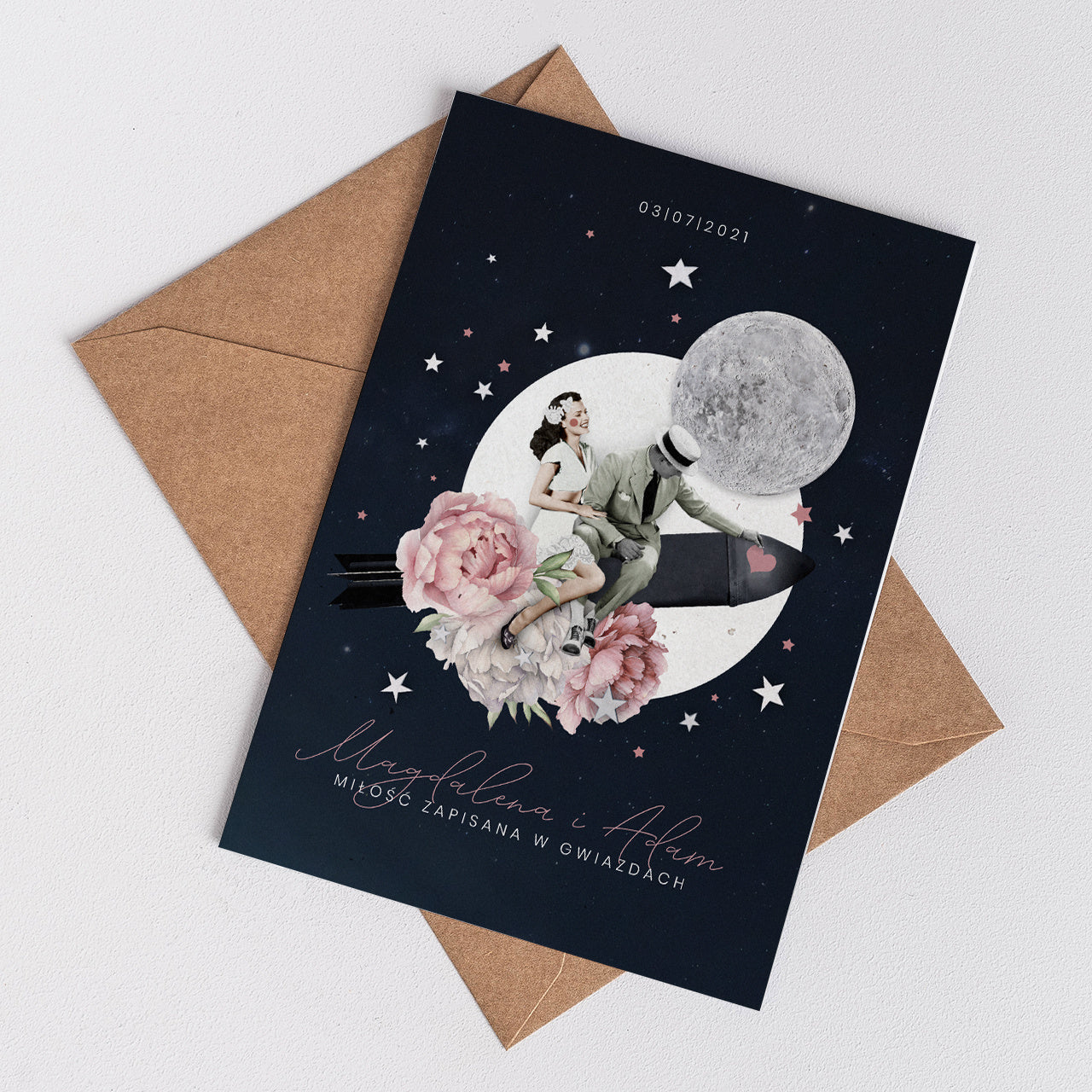 Personalizowana kartka ślubna