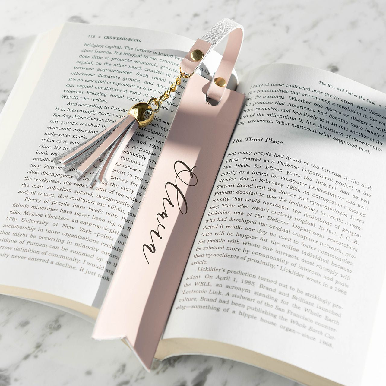 Elegancka zakładka do książki - prezent z imieniem