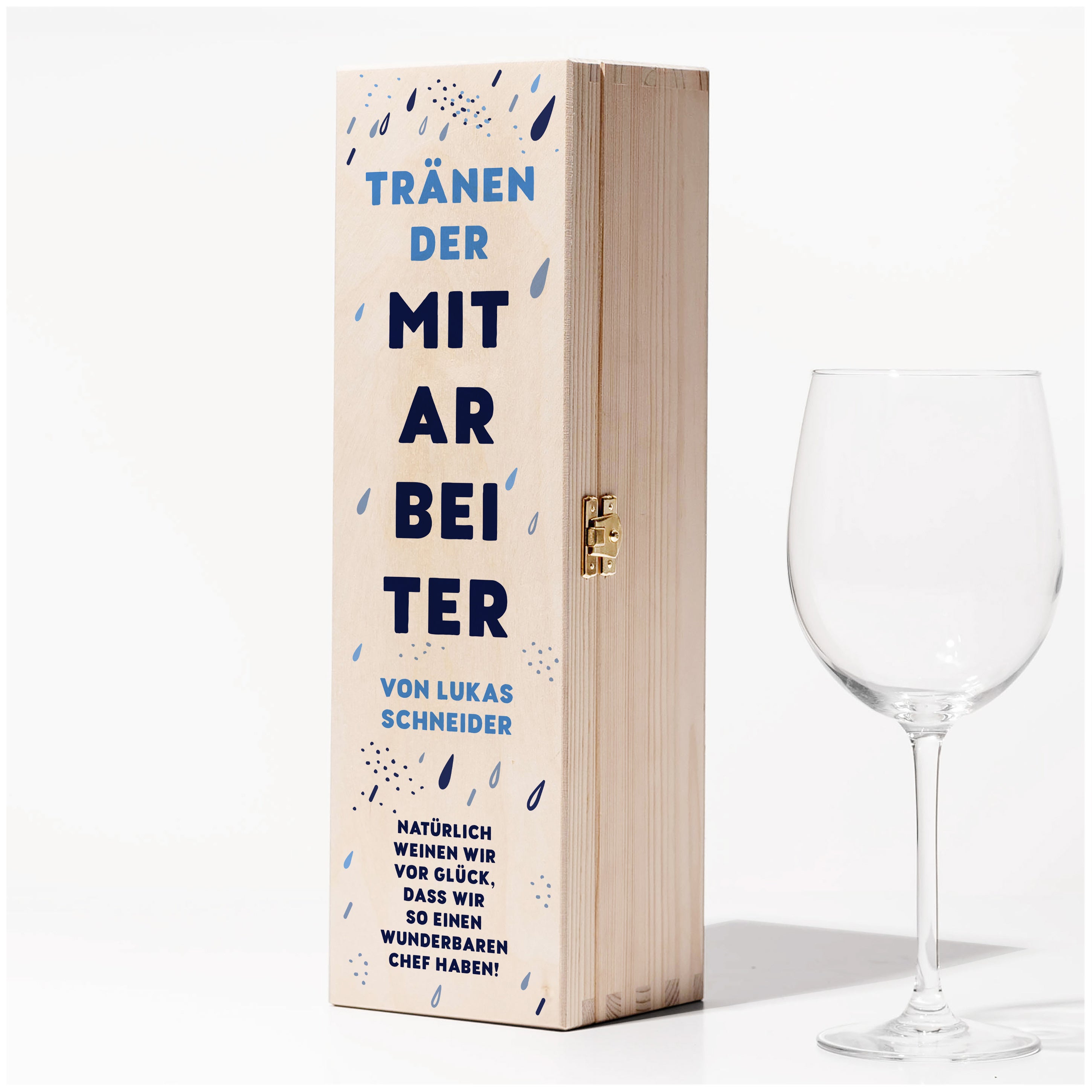 Die Vodka-Box  DIE TRÄNEN DER MITARBEITER ein lustiges Geschenk für den Chef