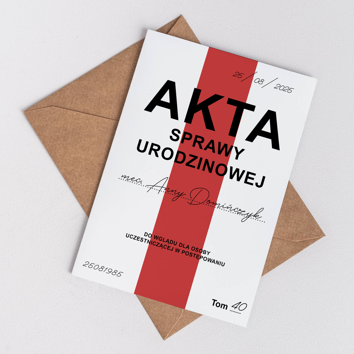 Duża kartka xxl dla prawnika - śmieszny prezent dla prawnika
