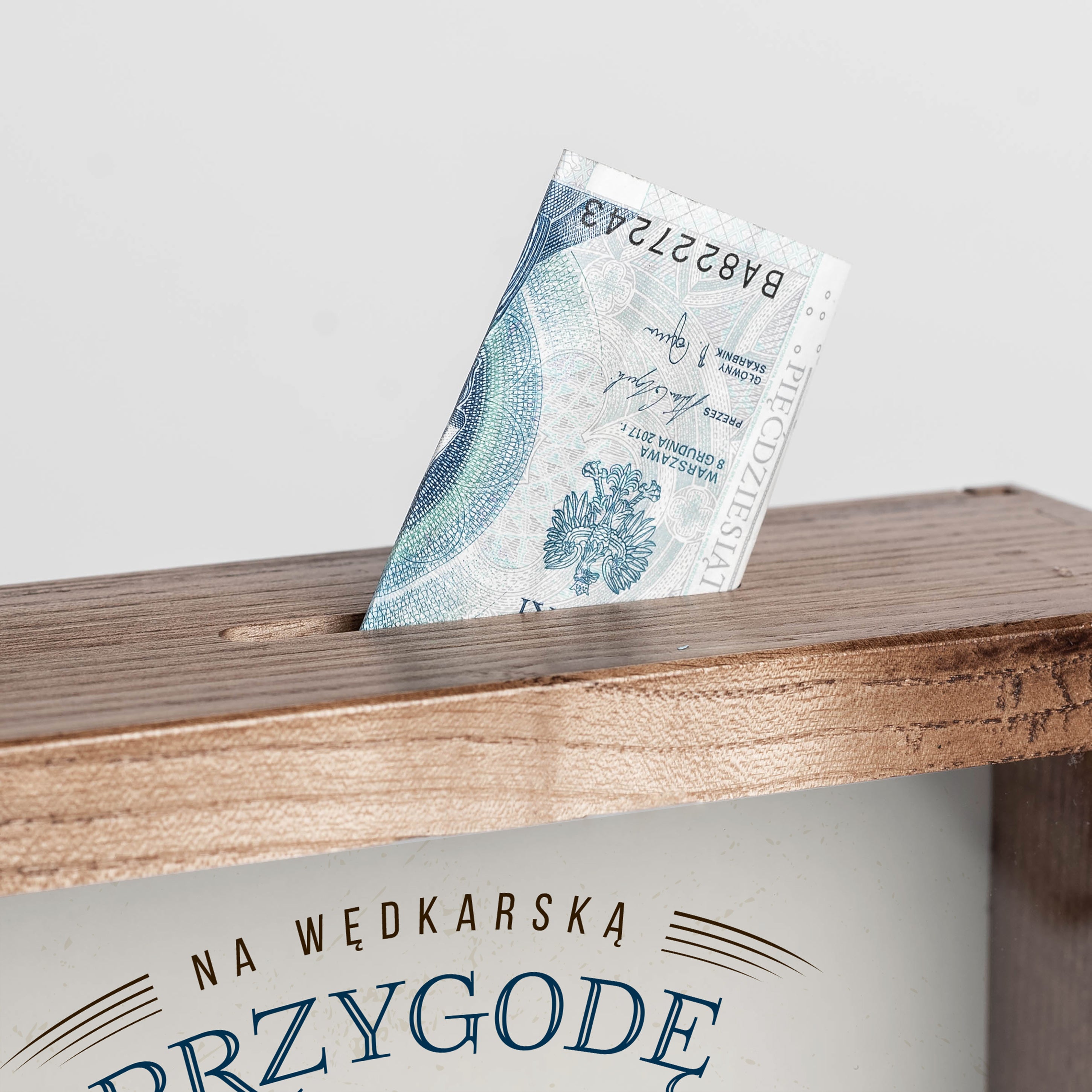Skarbonka dla wędkarza - personalizowany prezent