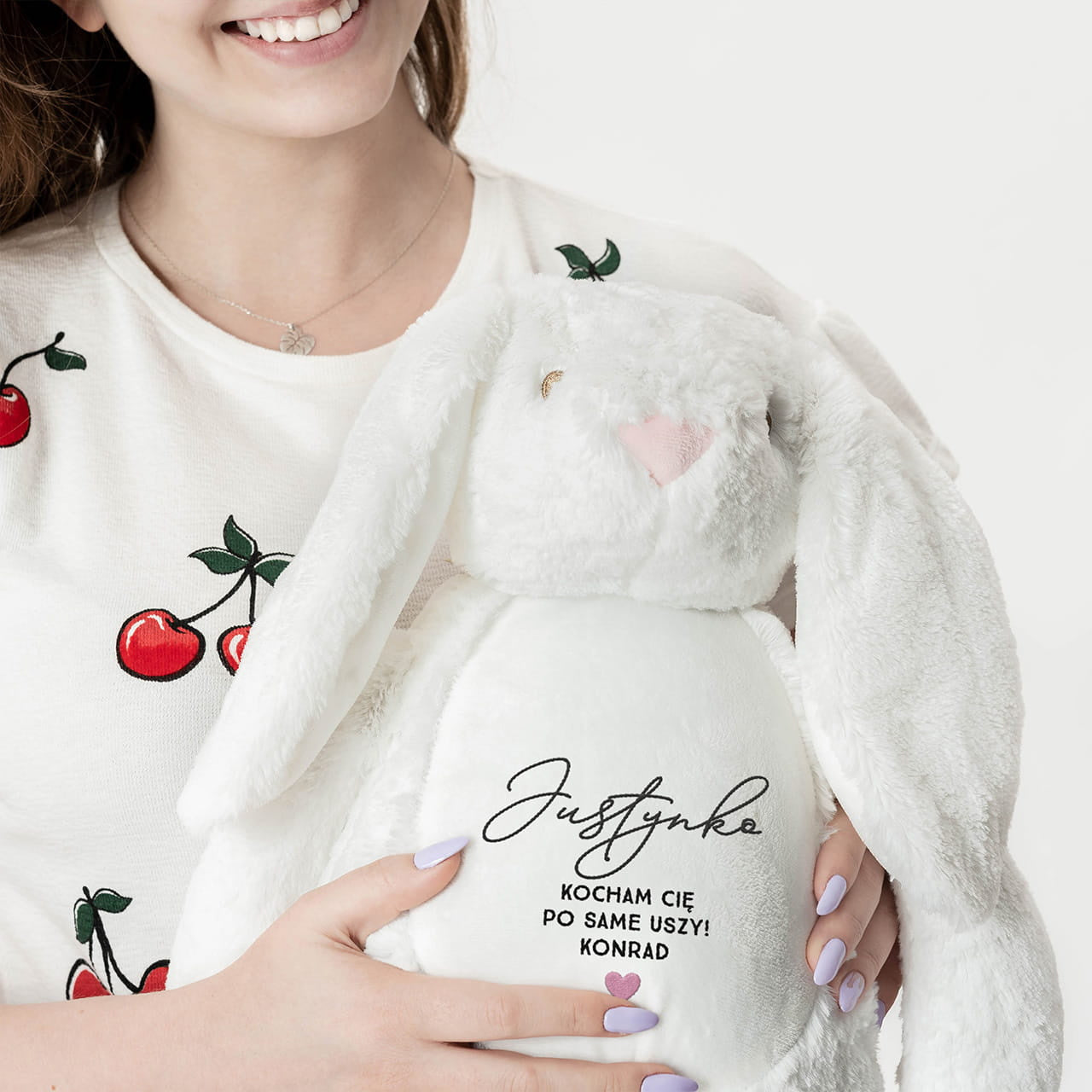 Pluszak na walentynki prezent dla ukochanej maskotka na walentynki prezent na walentynki dla dziewczyny